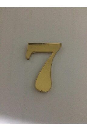 Altın Sarı No:7 Kapı Numarası 5 cm GENA505-7