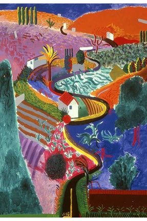 David Hockney Kanvas Tablo 90 X 60 Cm Sb-5613 B-5613