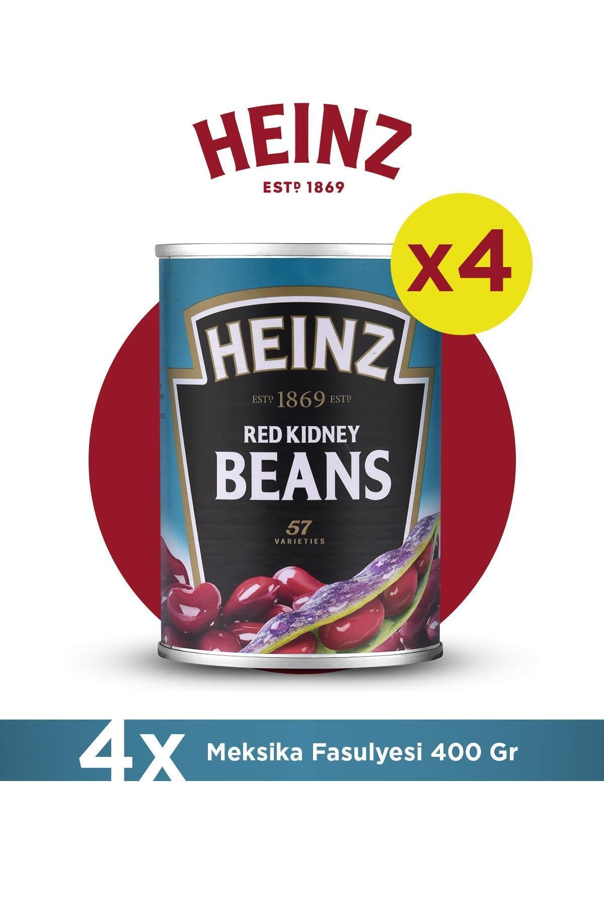 Heinz Meksika Fasulyesi 400 Gr - 4'lü Paket