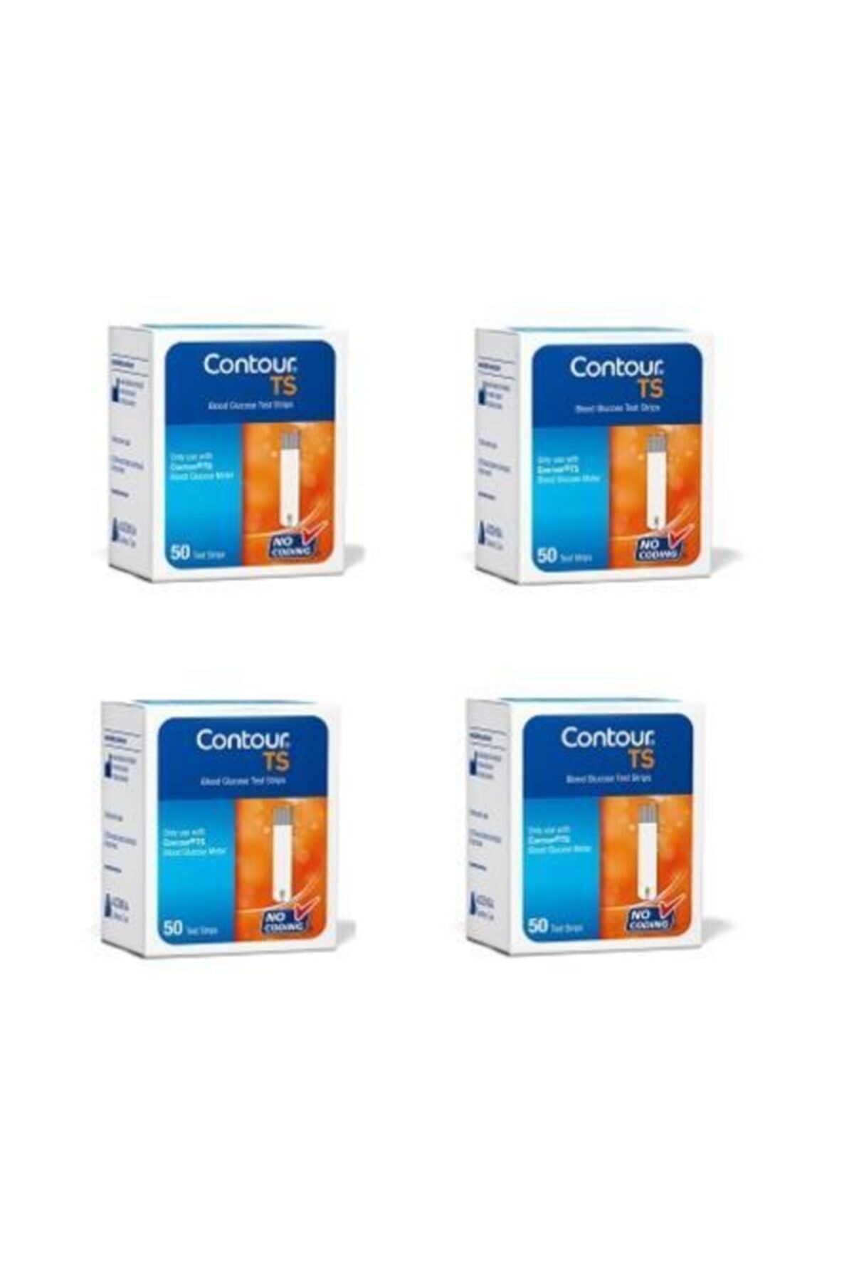 CONTOUR -ts-kan-şekeri-ölçüm-stribi 50'li-4 Kutu