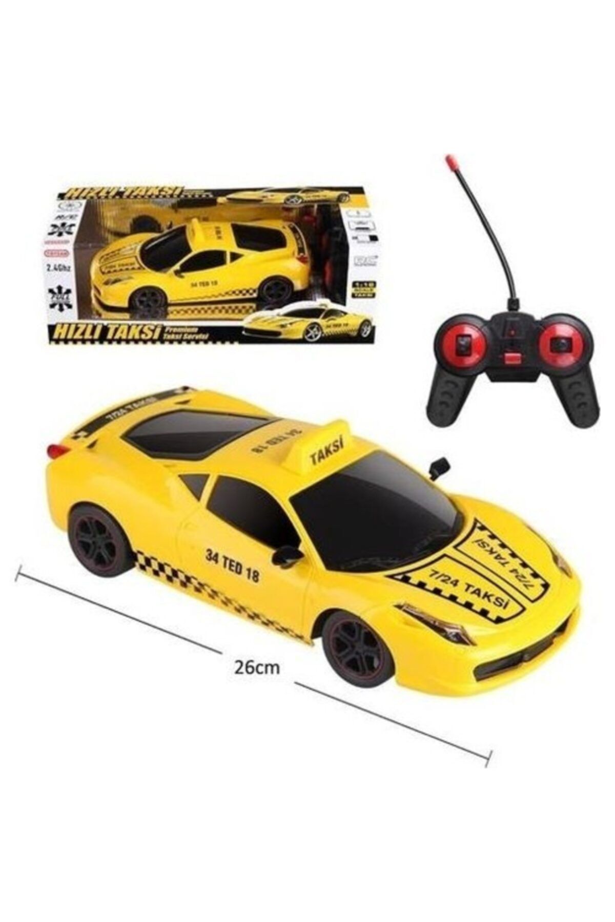 Toysan Hızlı Taxi Car Araba 8682091080202