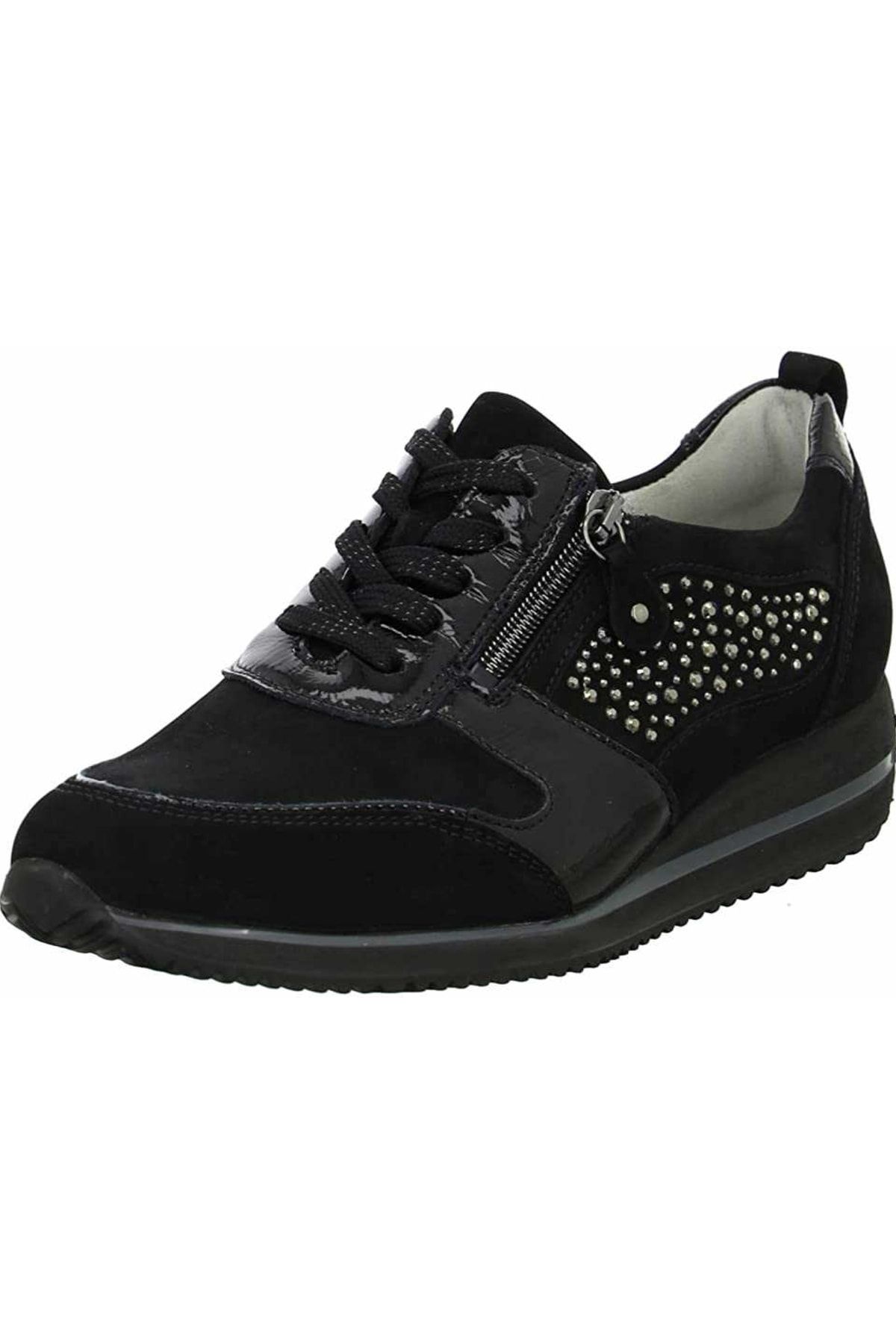 Waldläufer Walkingschuh Schwarz Flacher Absatz Fast ausverkauft