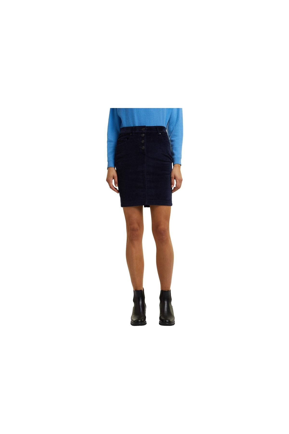Esprit Rock Blau Midi Fast ausverkauft