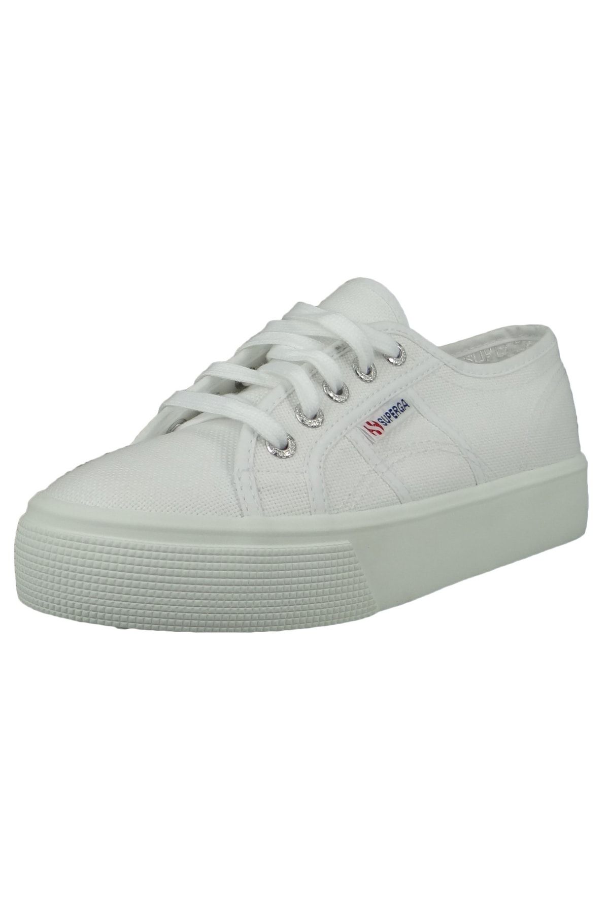 Superga Sneaker Weiß Flacher Absatz Fast ausverkauft