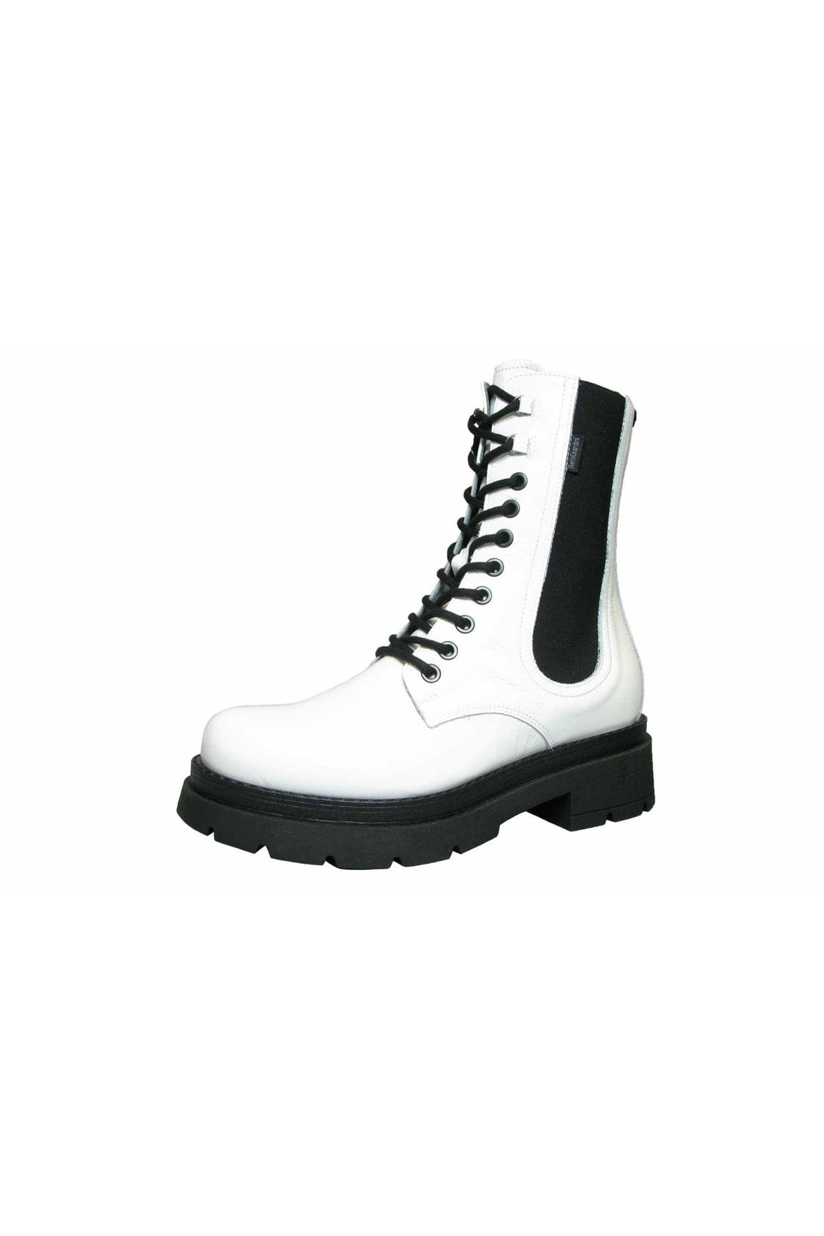 Nero Giardini Stiefelette Weiß Flacher Absatz Fast ausverkauft