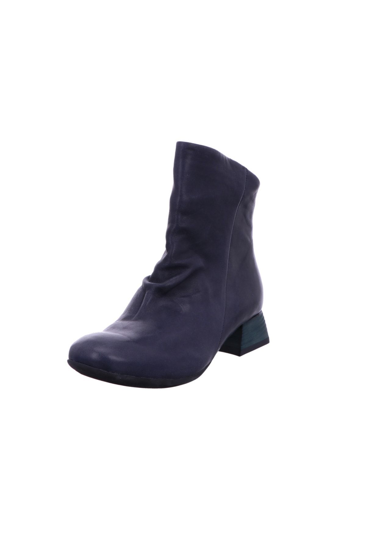 Think! Stiefelette Blau Flacher Absatz Fast ausverkauft
