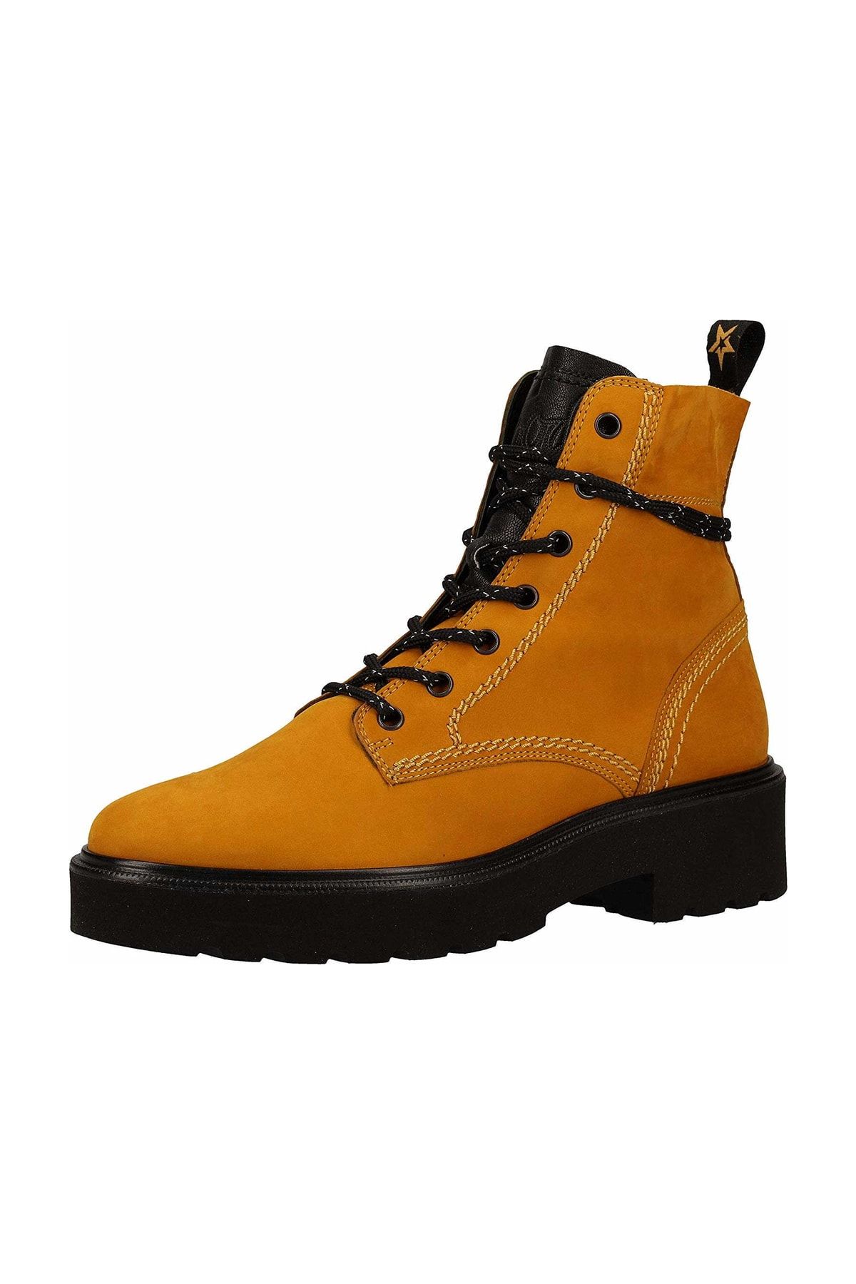 Paul Green Stiefelette Gelb Flacher Absatz Fast ausverkauft