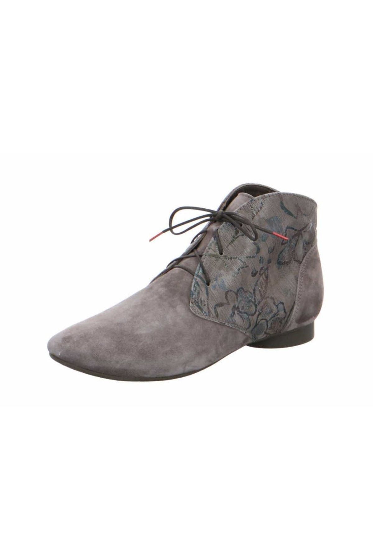 Think! Stiefelette Grau Flacher Absatz Fast ausverkauft