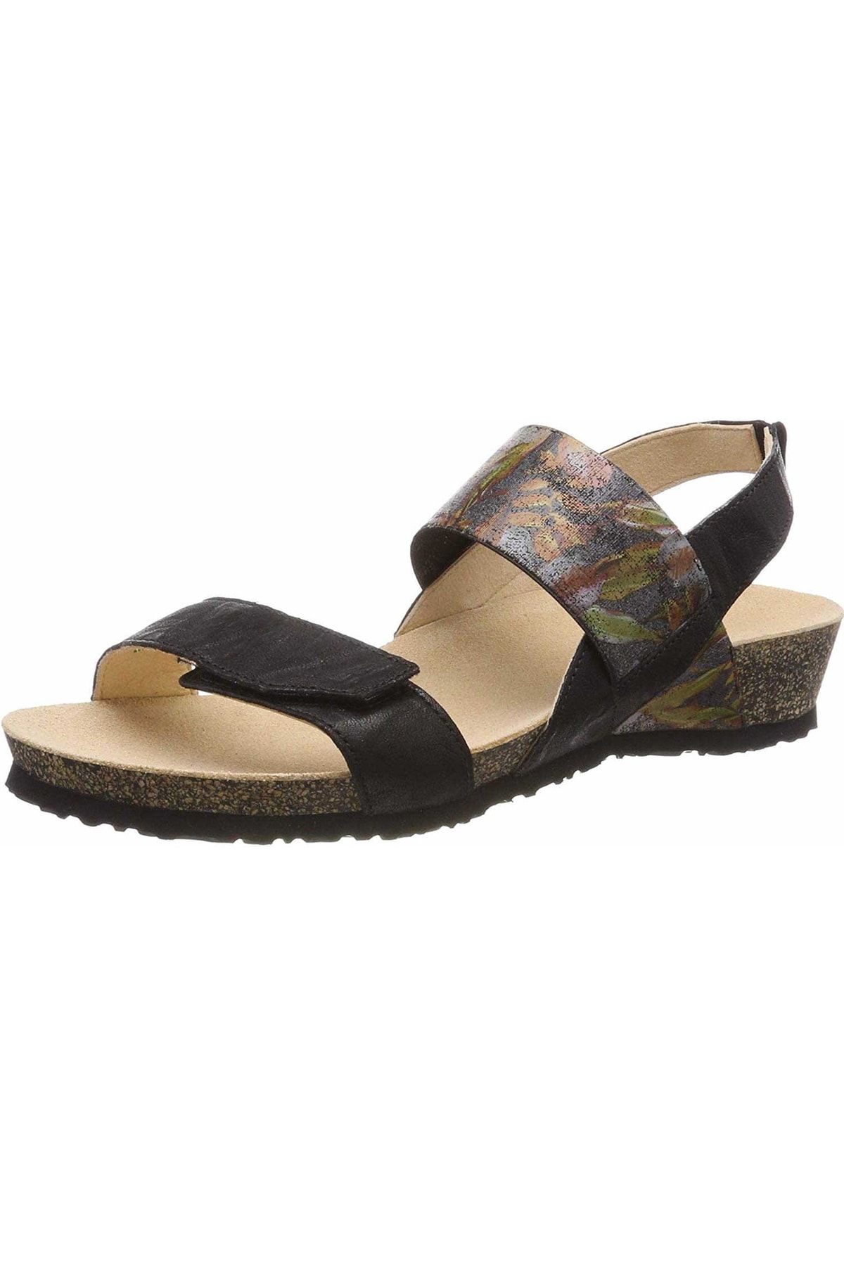 Think! Sandalette Schwarz Flacher Absatz Fast ausverkauft
