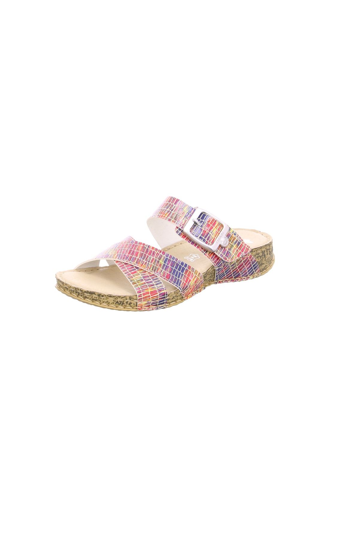 Rieker Sandalette Rosa Flacher Absatz