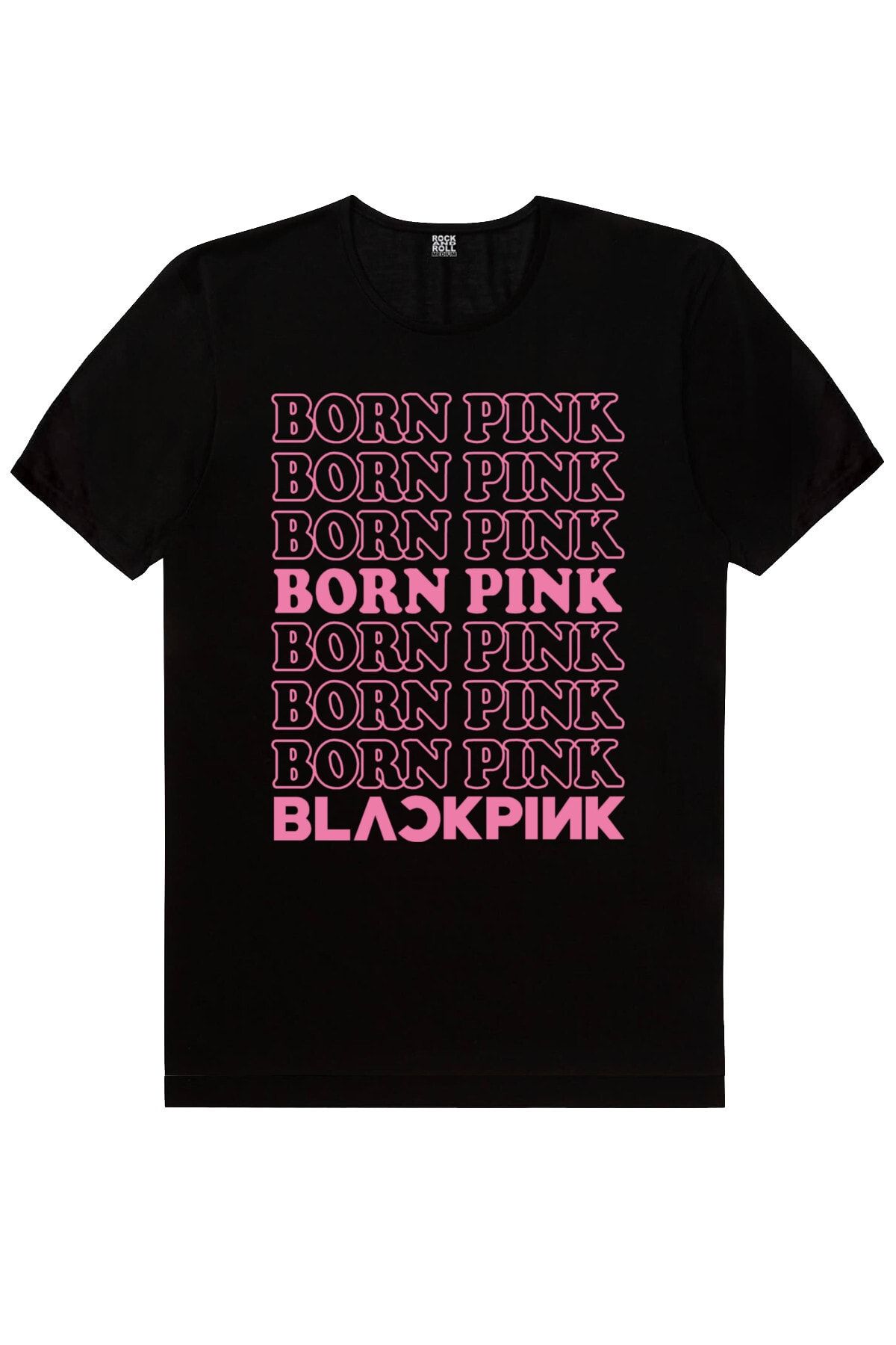 ROCKANDROLL-Blackpink Tour, Blackpink Pac, Pink Born Blackpink Girls T-Shirt 3-Piece Eco Pack 4