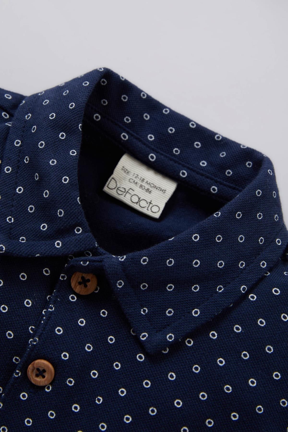 DeFacto T-Shirt Dunkelblau Regular Fit AR6841
