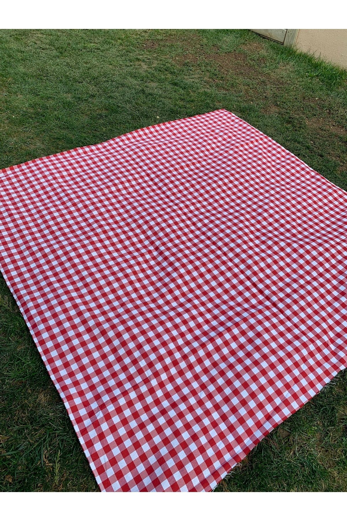 AfgTech-Piti Checkered Table Cloth, Picnic Blanket, Multi-Purpose Blanket 3