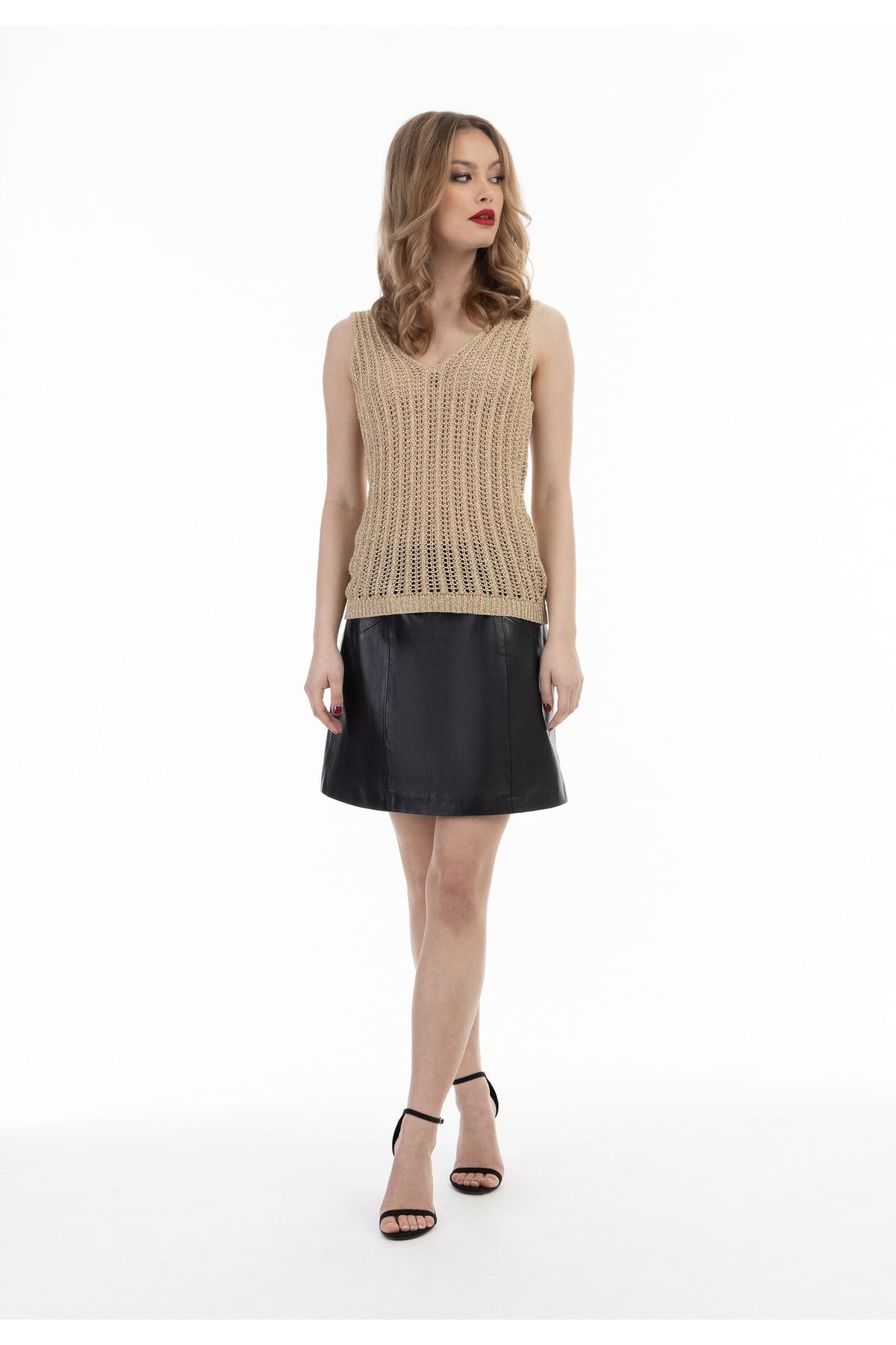 Faina T-Shirt Gold Regular Fit