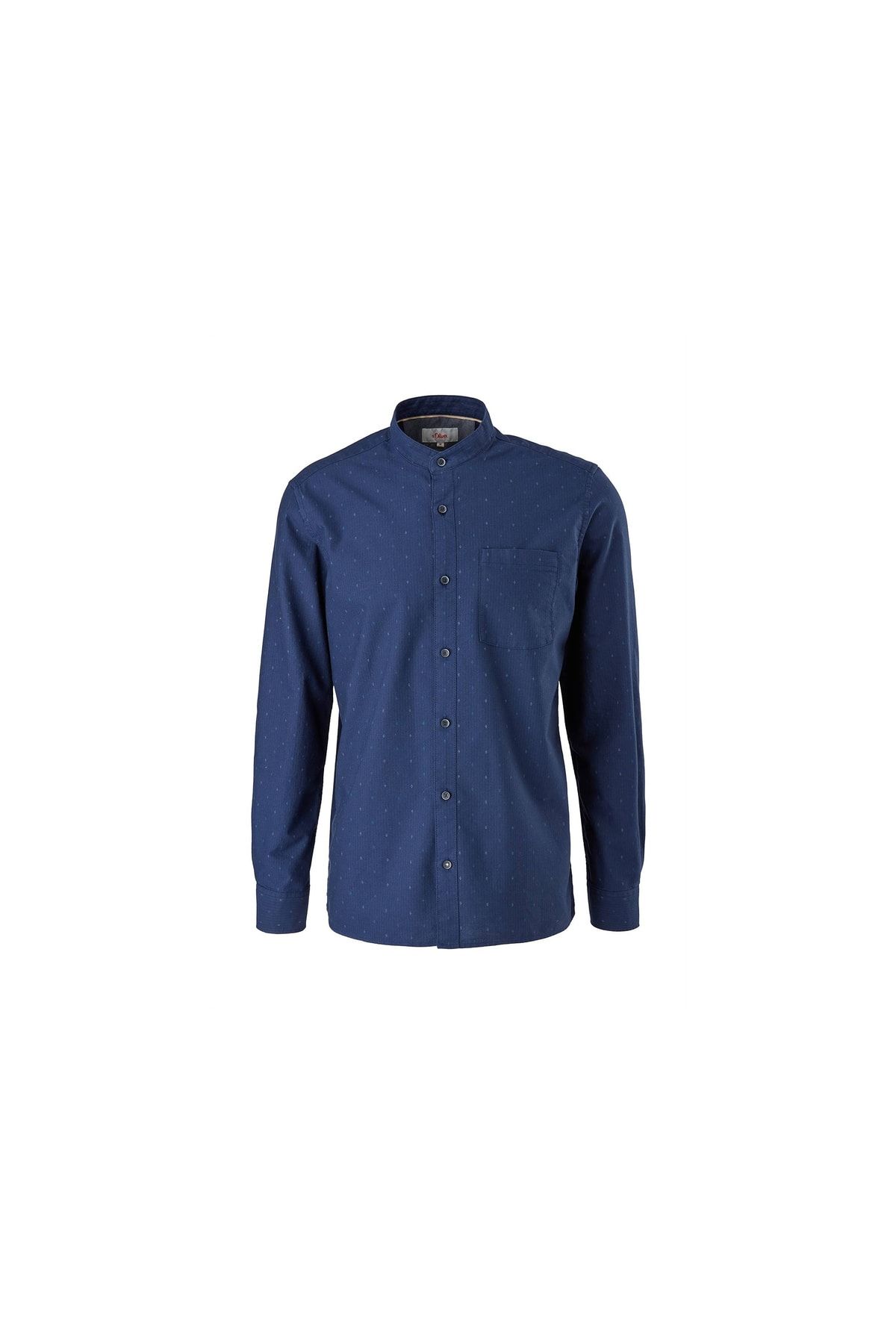 s.Oliver Hemd Blau Regular Fit Fast ausverkauft