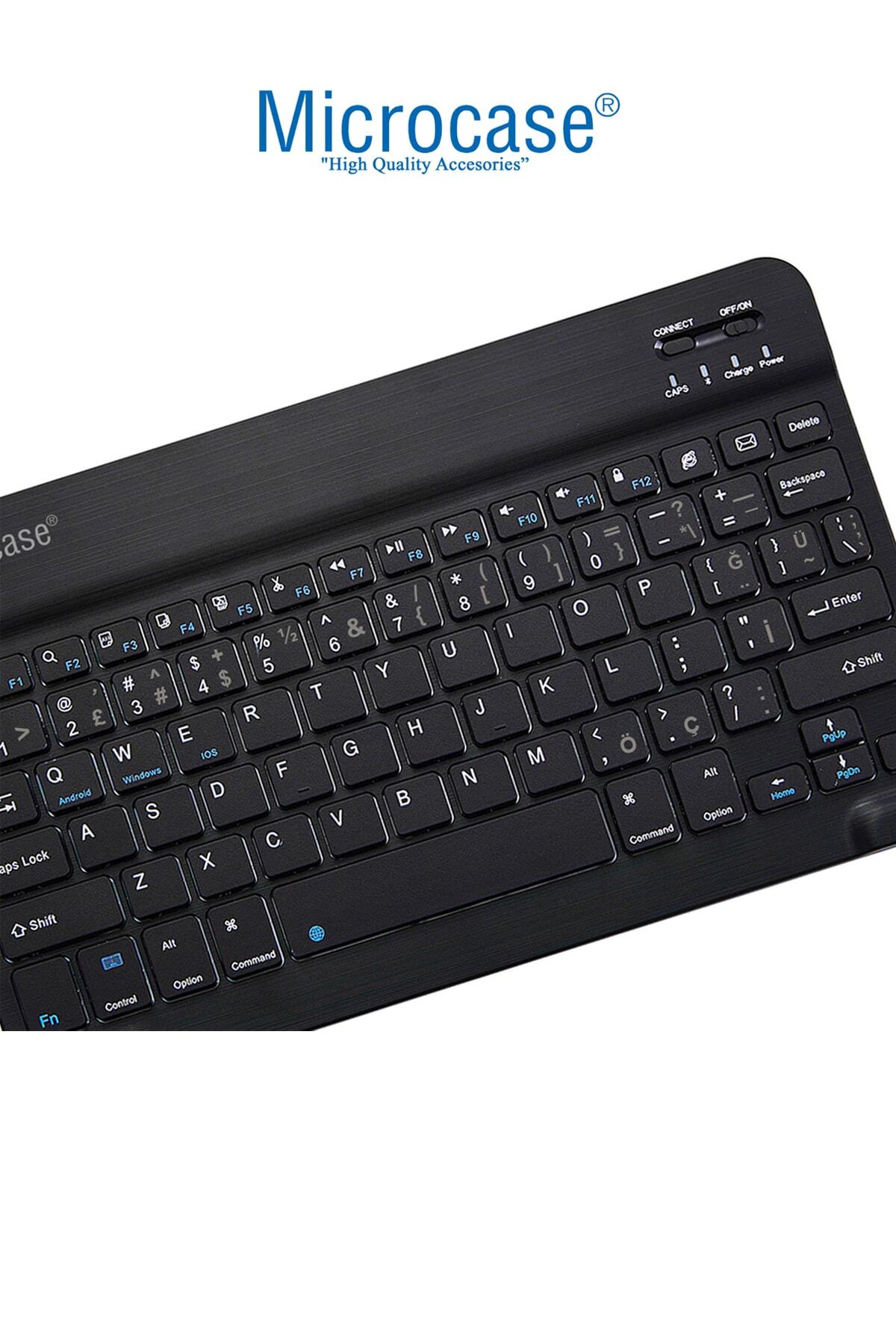 Tablet Ve Telefonlar Için Şarjlı Türkçe Bluetooth Klavye - Al2723 Siyah 7