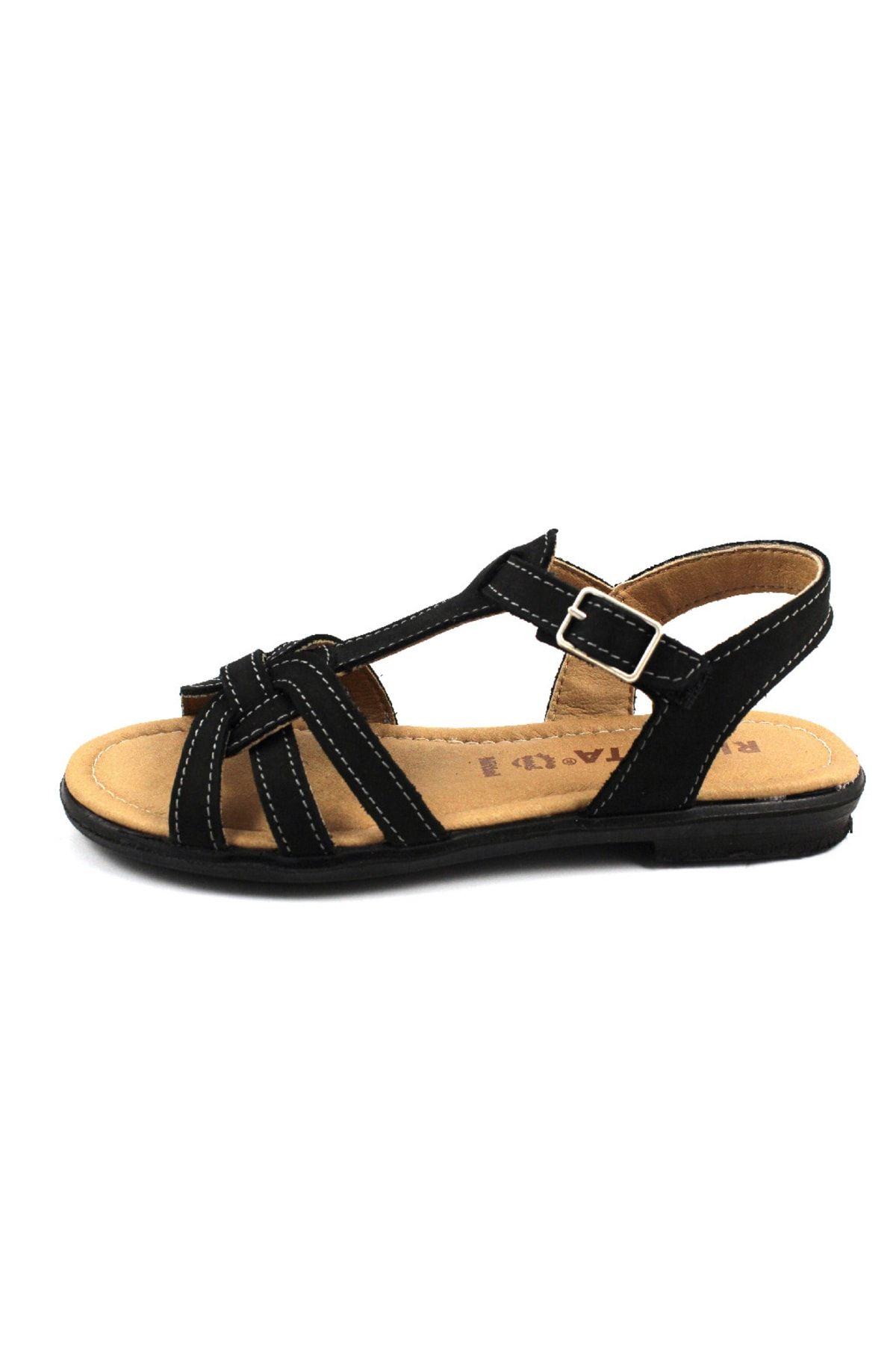 Ricosta Sandalette Schwarz Flacher Absatz NV7192