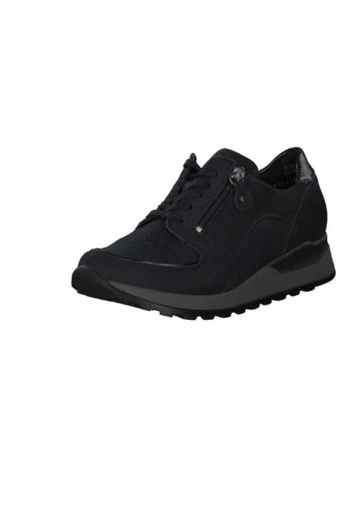 Waldläufer Sneaker Blau Flacher Absatz