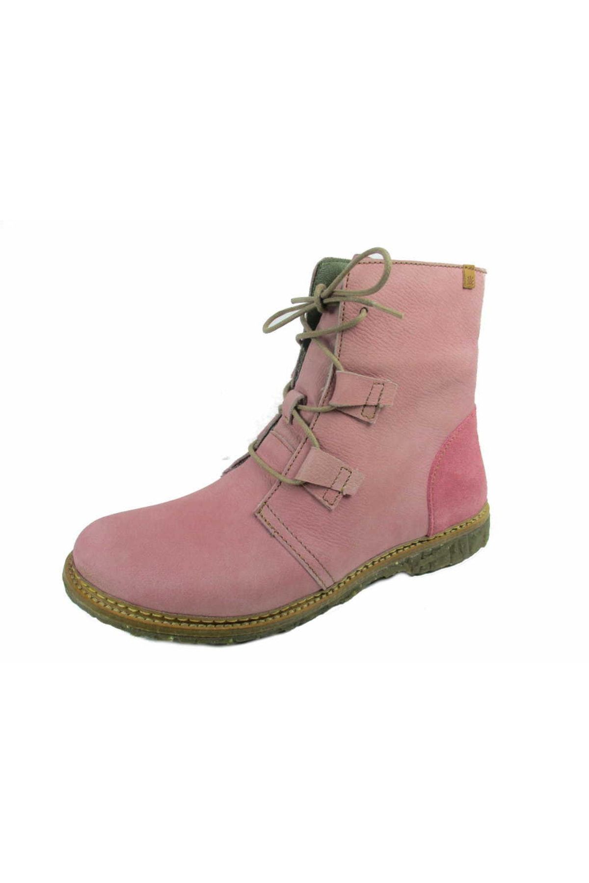 El Naturalista Stiefelette Rosa Flacher Absatz Fast ausverkauft