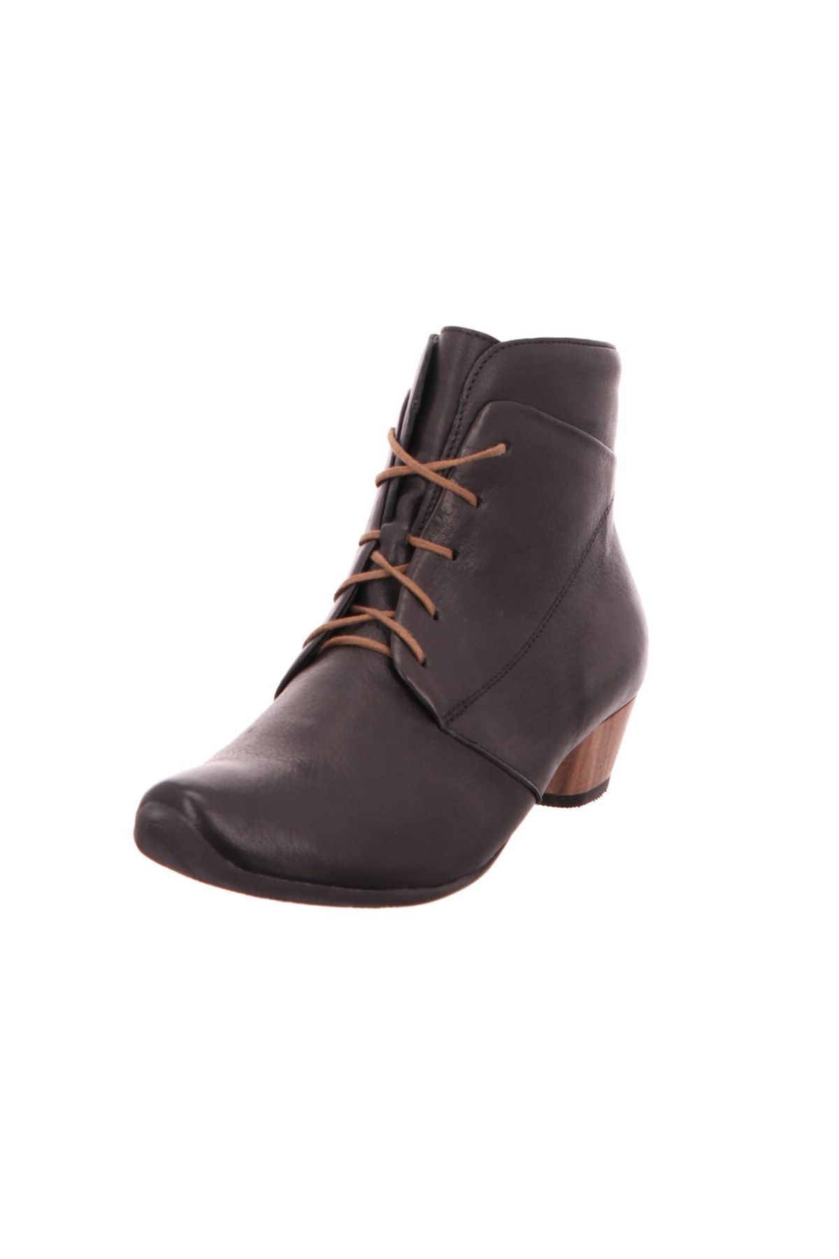 Think! Stiefelette Schwarz Flacher Absatz Fast ausverkauft