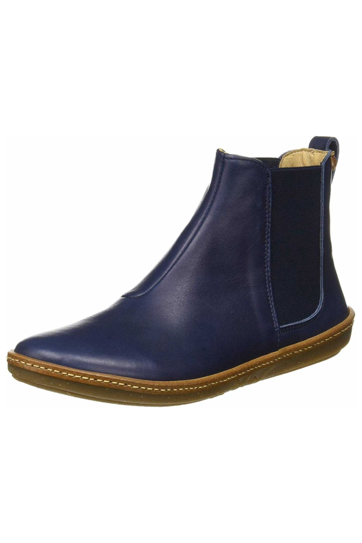 El Naturalista Stiefelette Blau Flacher Absatz Fast ausverkauft