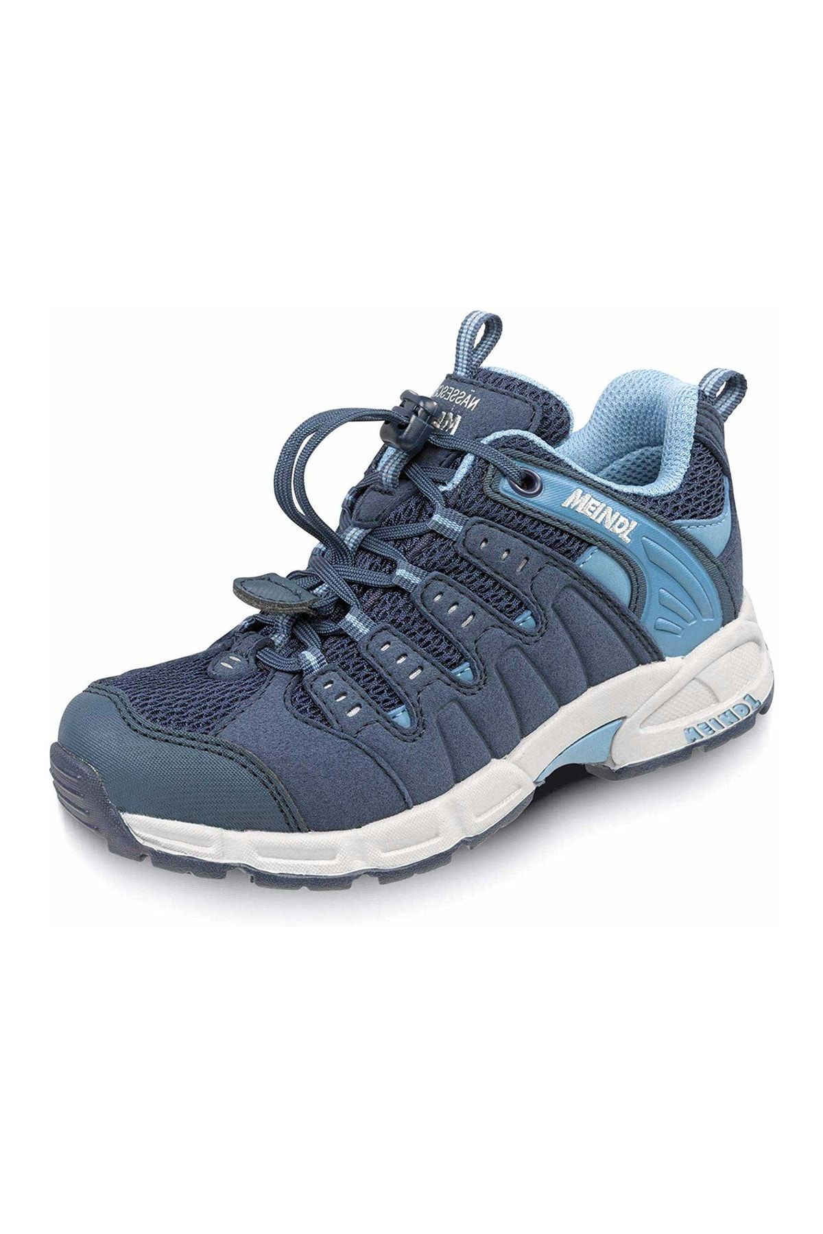 Meindl Walkingschuh Blau Flacher Absatz Fast ausverkauft