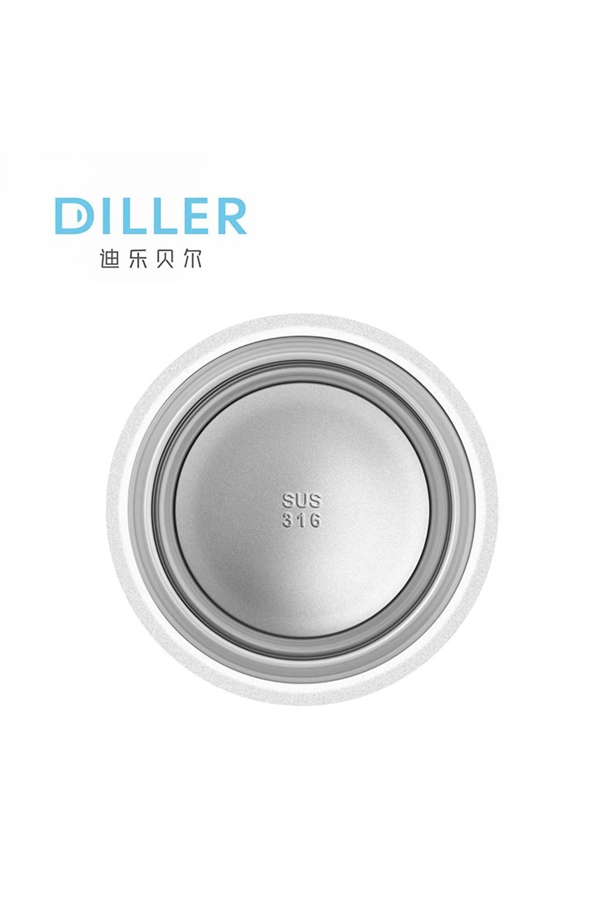 DILLER-300 Ml Steel Flask with Lock Lid Straw and Leather Case with Carrying Strap 6 Hours Hot/Cold 4