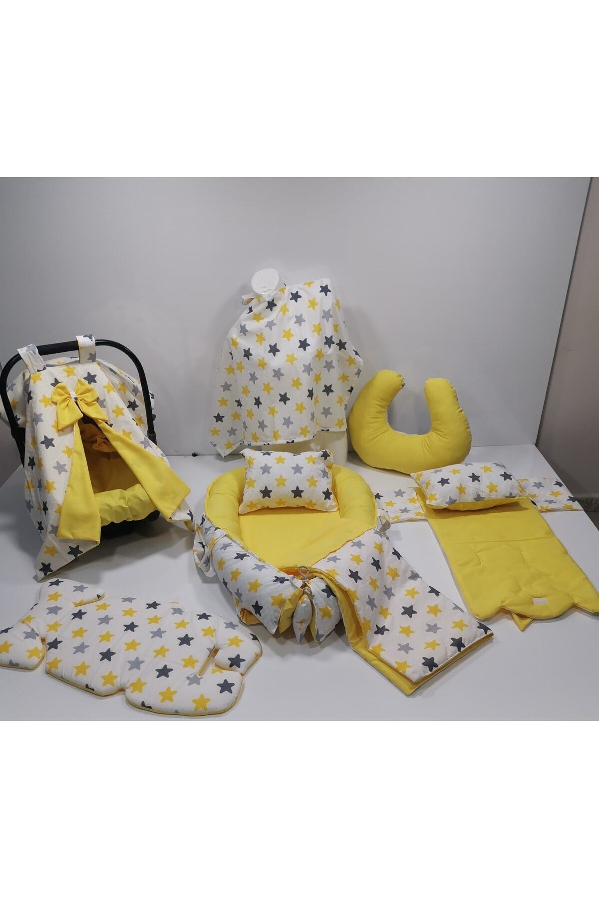Balamira Sarı Yıldız Sarı 10 Lu Babynest Seti fotoğrafı 2 (önizleme)