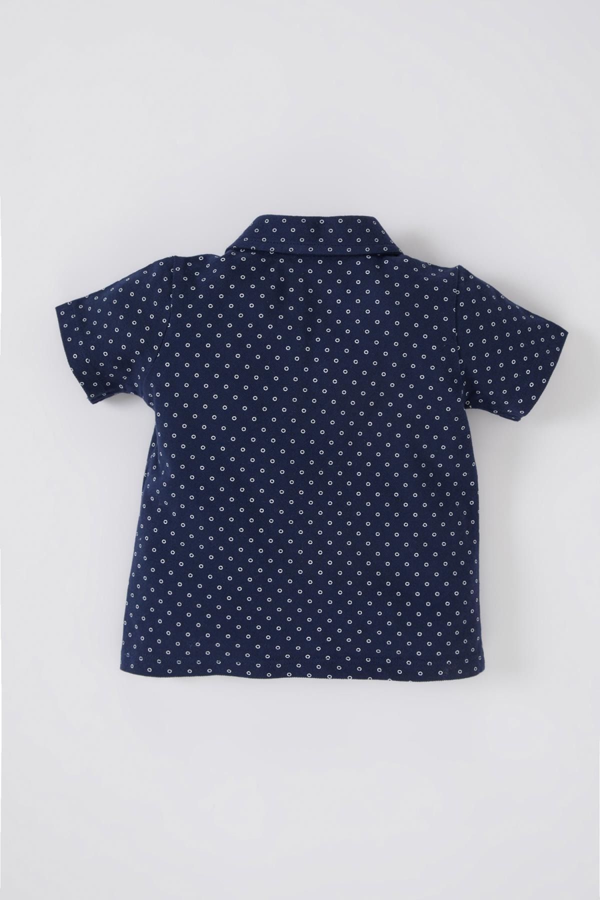 DeFacto T-Shirt Dunkelblau Regular Fit AR6841