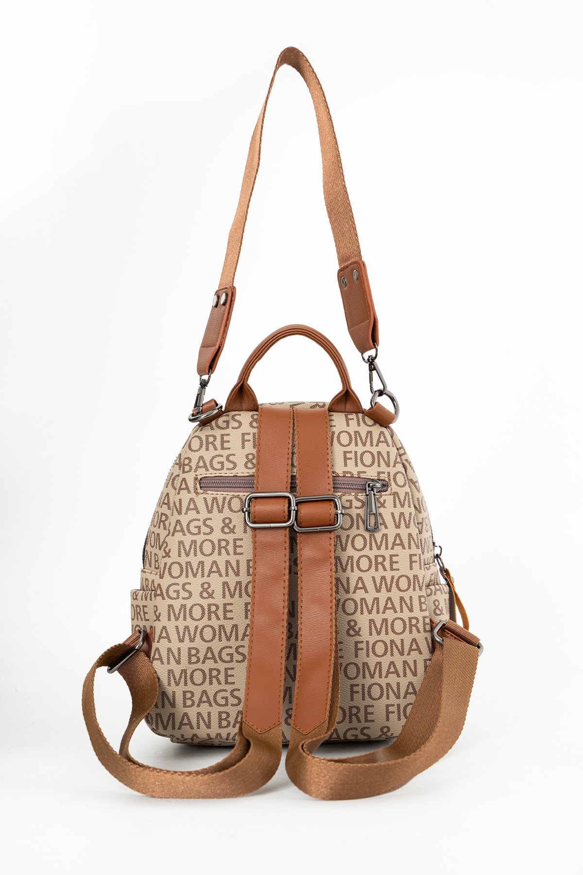 FiONA BAG Kadın Vizon Taba Sırt Ve Omuz Çantası Taşıması Kolay Ve Çok Kullanışlı fotoğrafı 3 (önizleme)