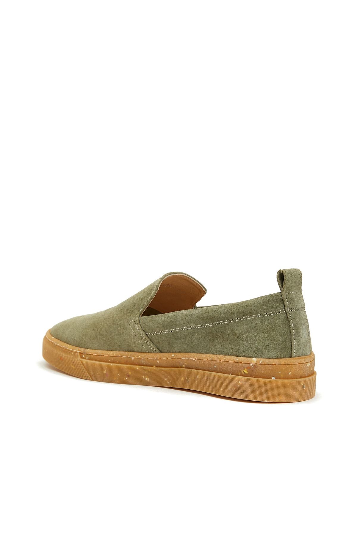 لوفر سبز مردانه مردانهه خاکی Loafer اورجینال Divarese