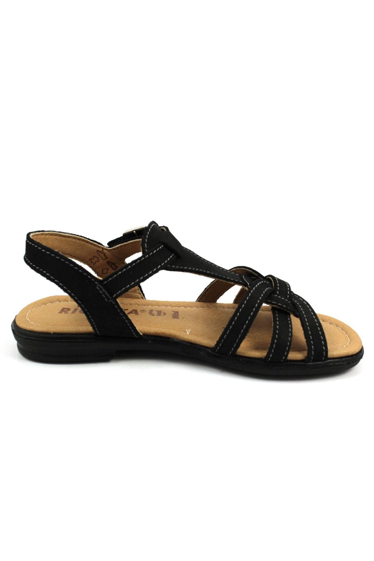 Ricosta Sandalette Schwarz Flacher Absatz NV7192