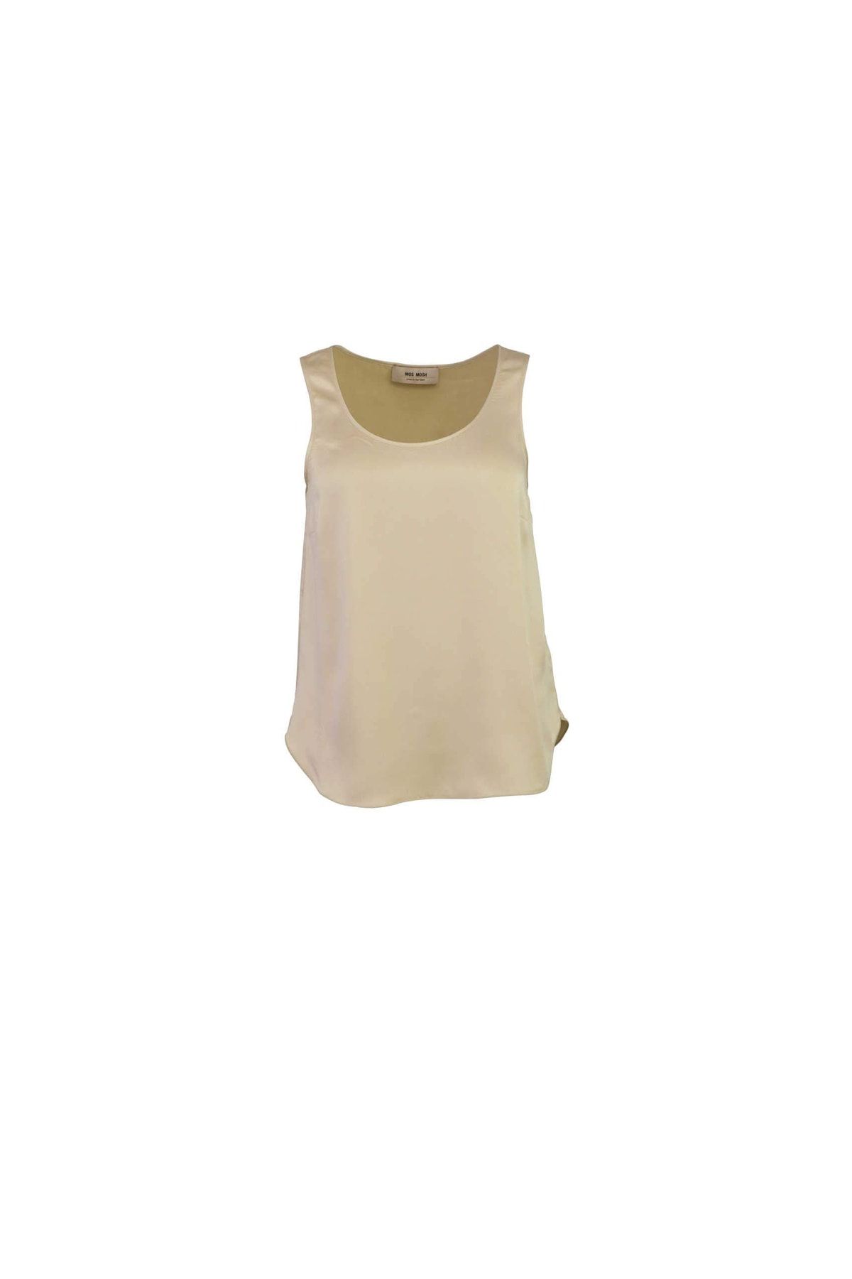 Mos Mosh Bluse Beige Regular Fit Fast ausverkauft