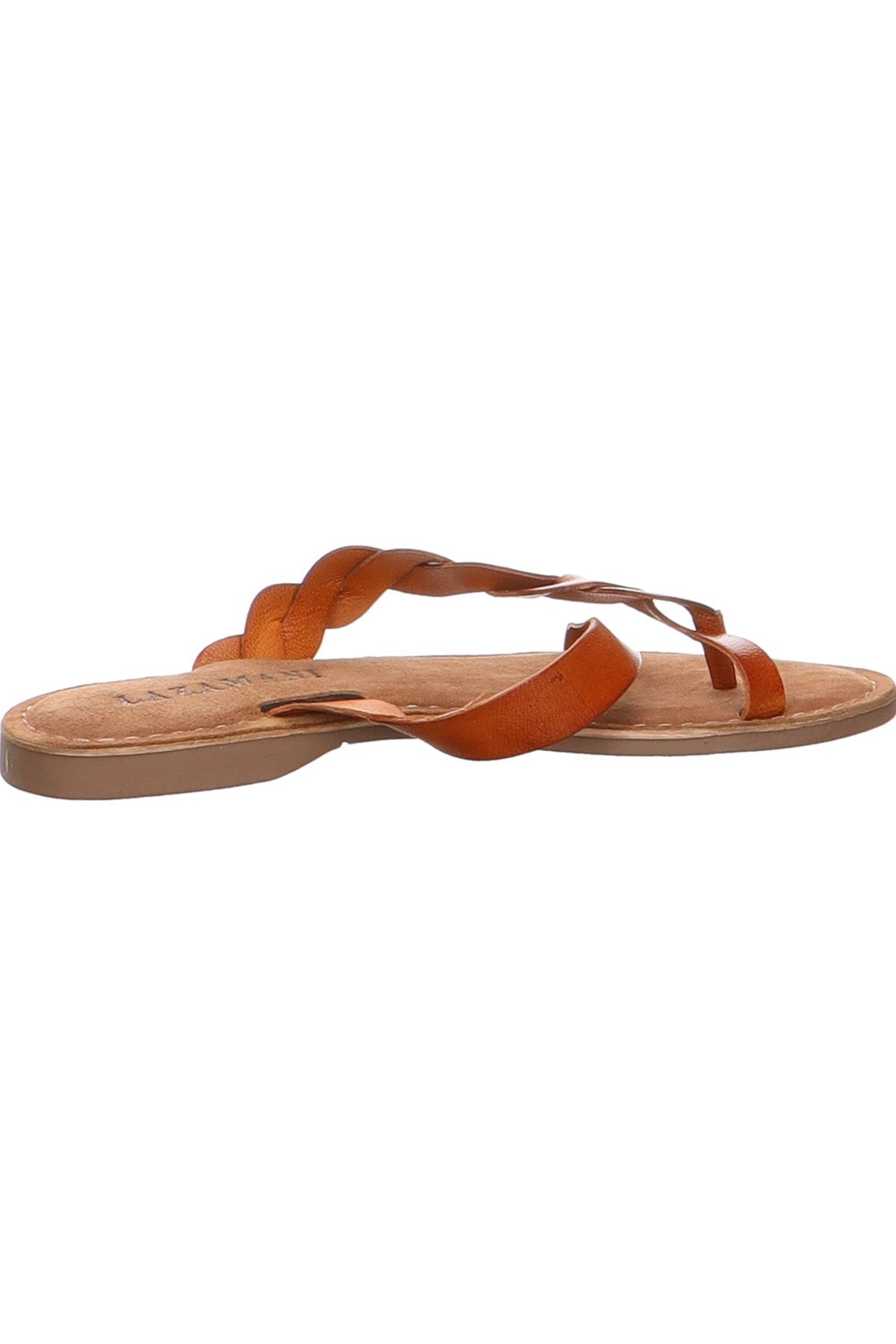 LAZAMANİ Sandalette Braun Flacher Absatz Fast ausverkauft