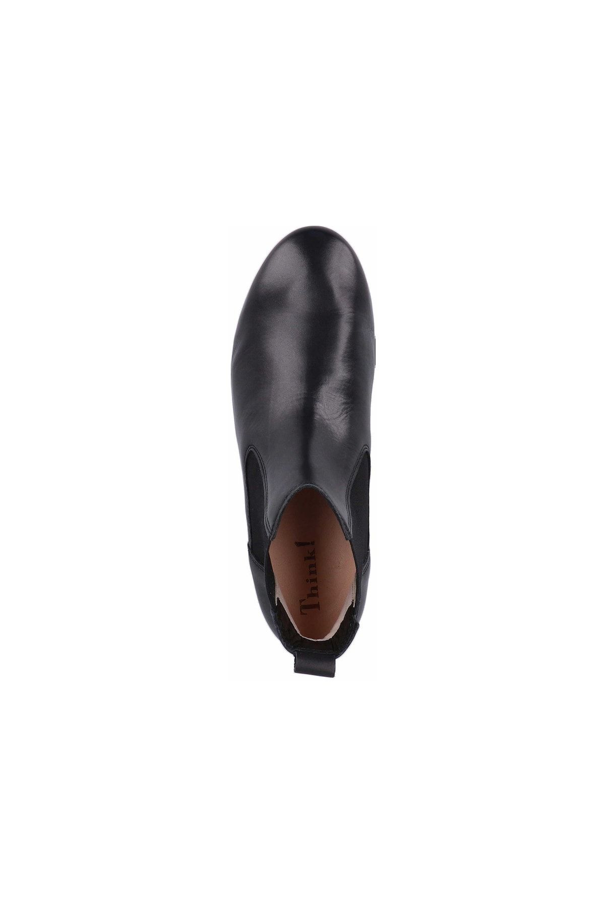 Think! Stiefelette Schwarz Flacher Absatz Fast ausverkauft HE8876