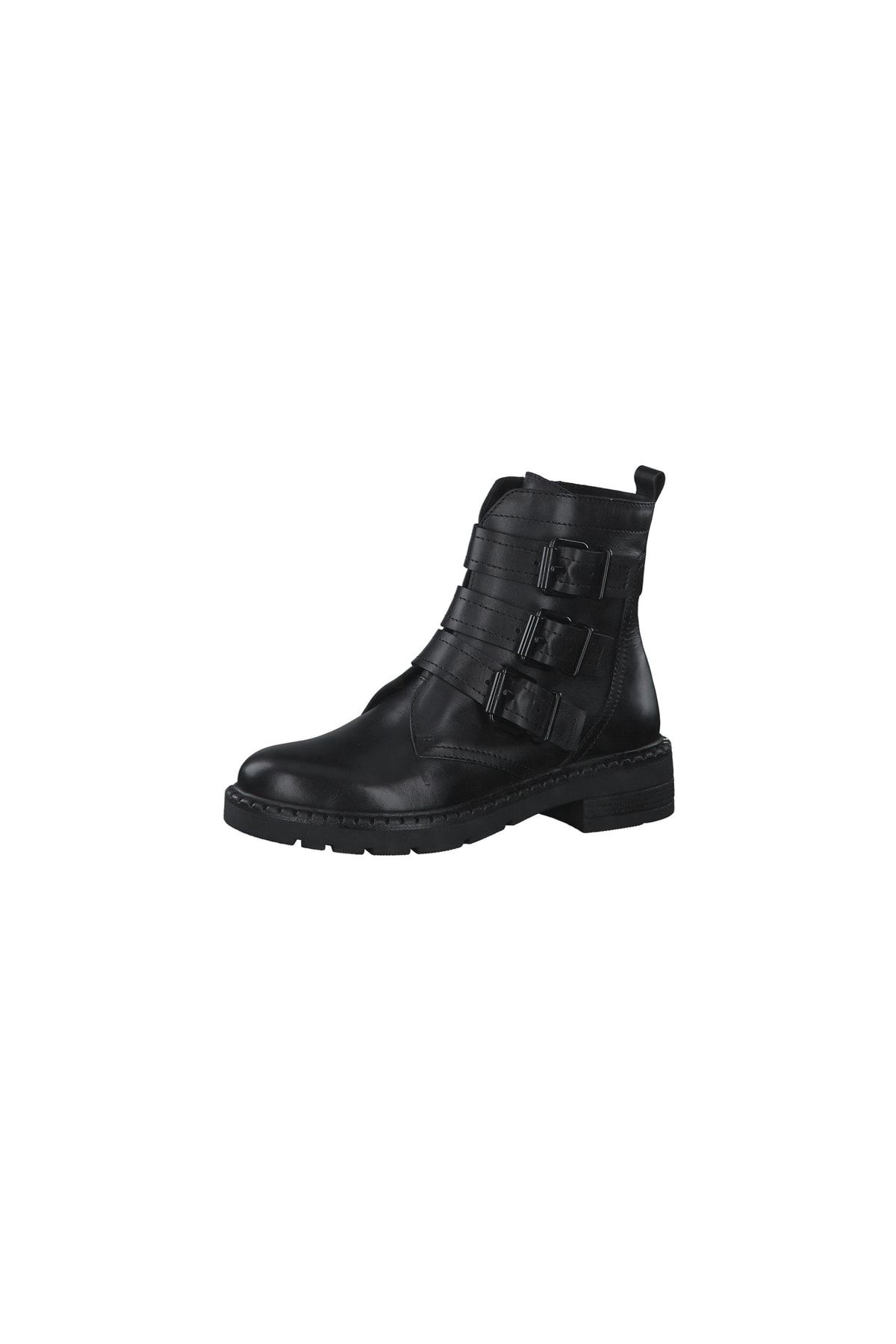 Marco Tozzi Stiefelette Schwarz Flacher Absatz Fast ausverkauft GU9931