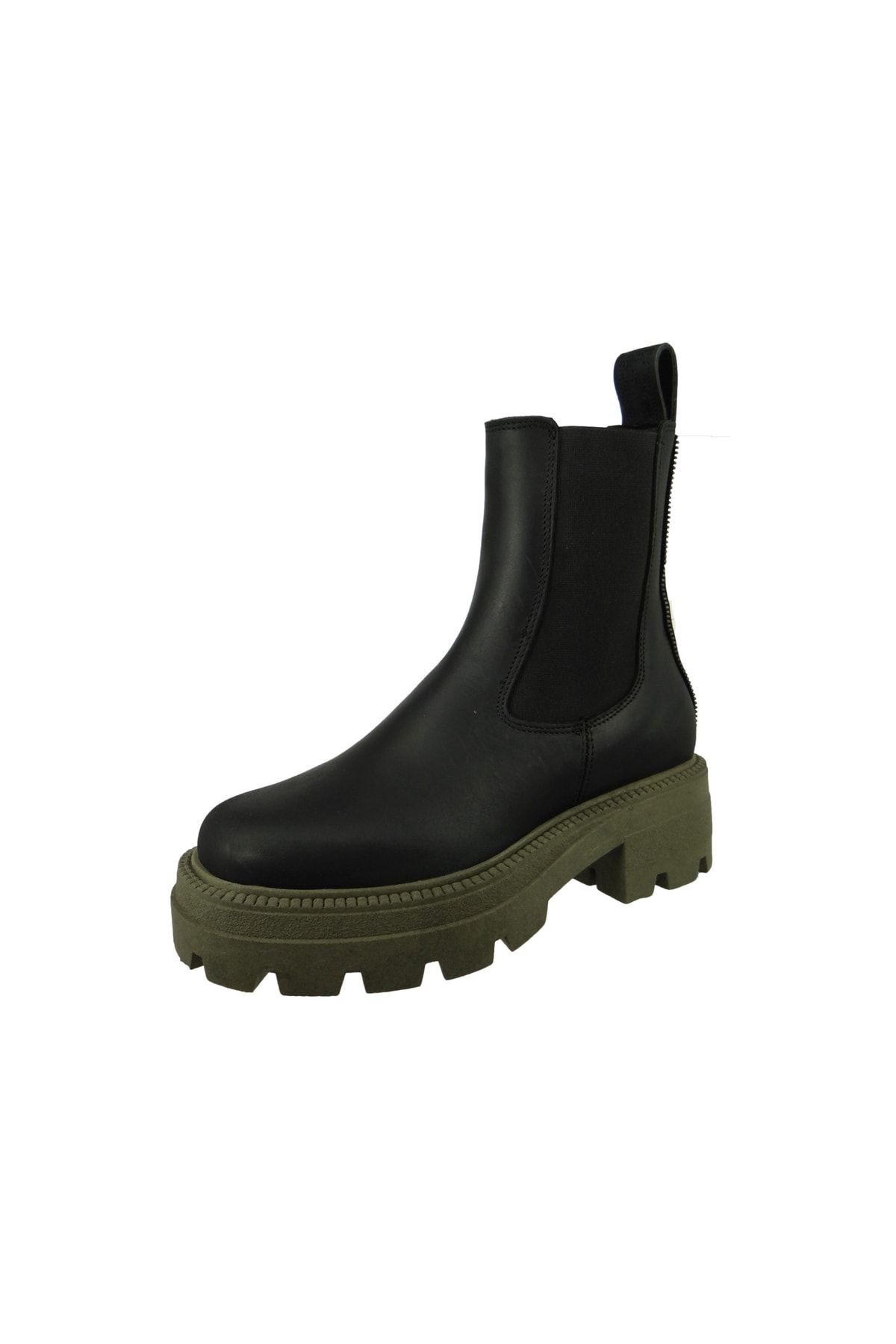 Buffalo Stiefelette Schwarz Flacher Absatz Fast ausverkauft