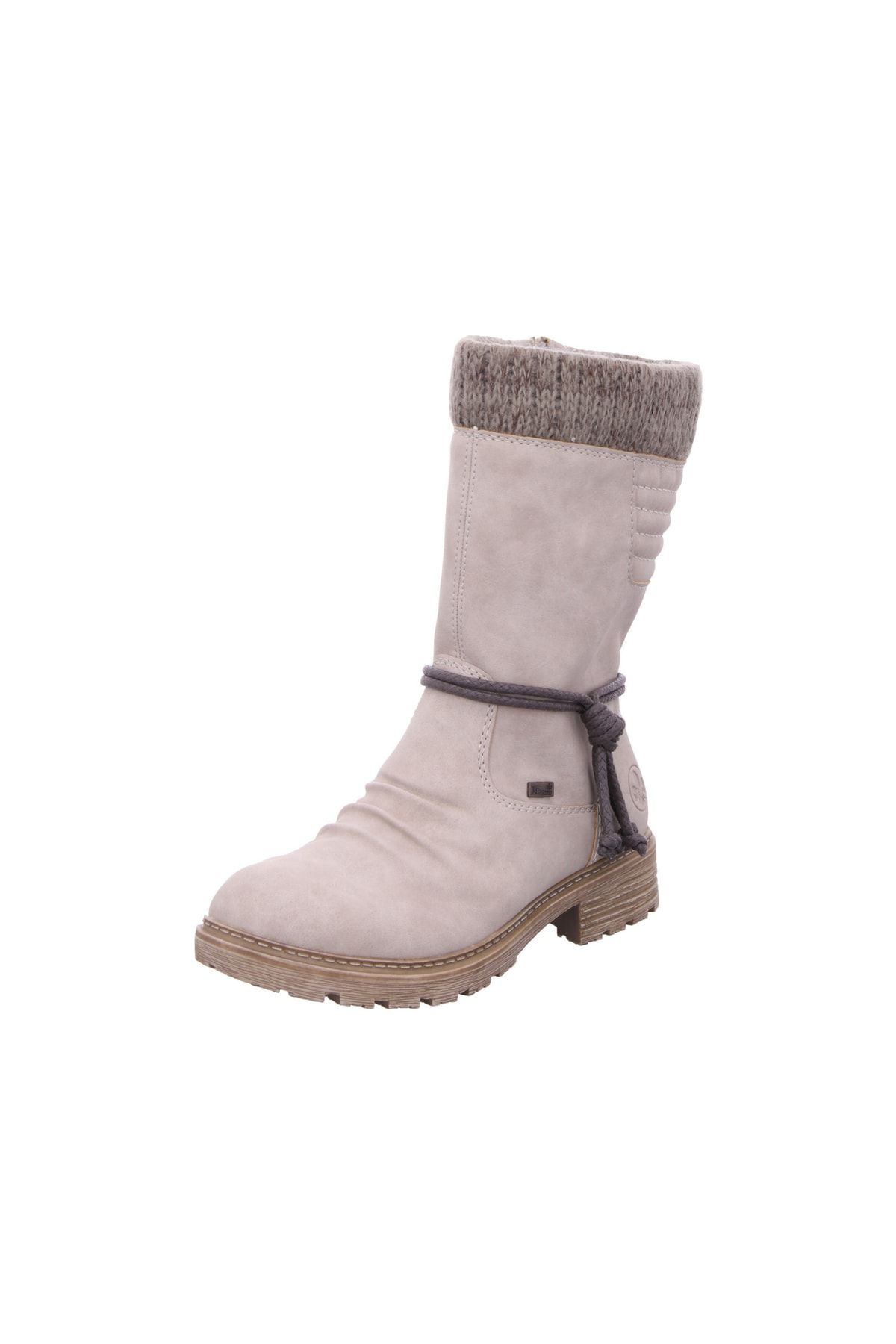 Rieker Stiefelette Beige Flacher Absatz Fast ausverkauft