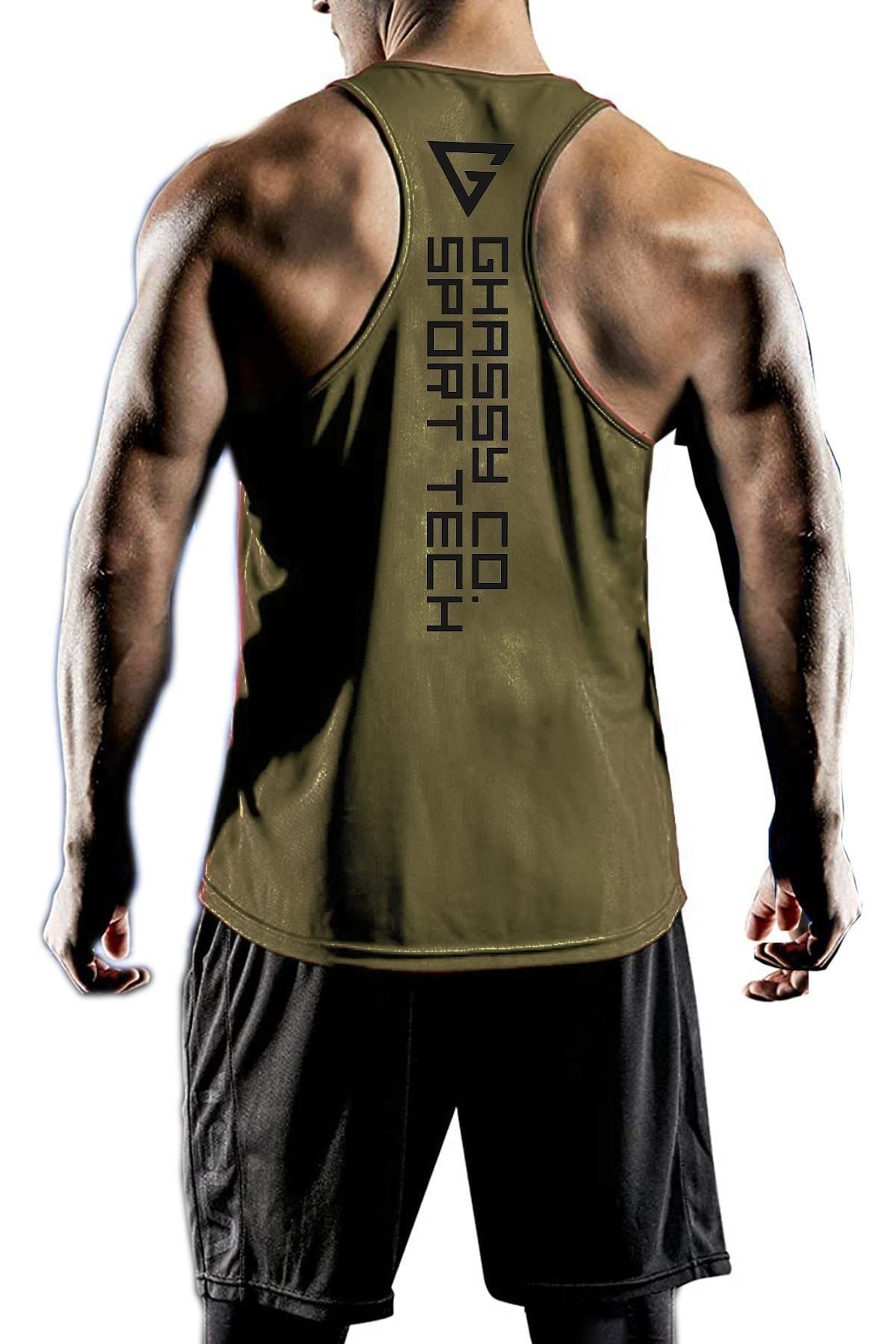 Erkek Dry Fit Y-back Gym Fitness Sporcu Atleti Gym-101