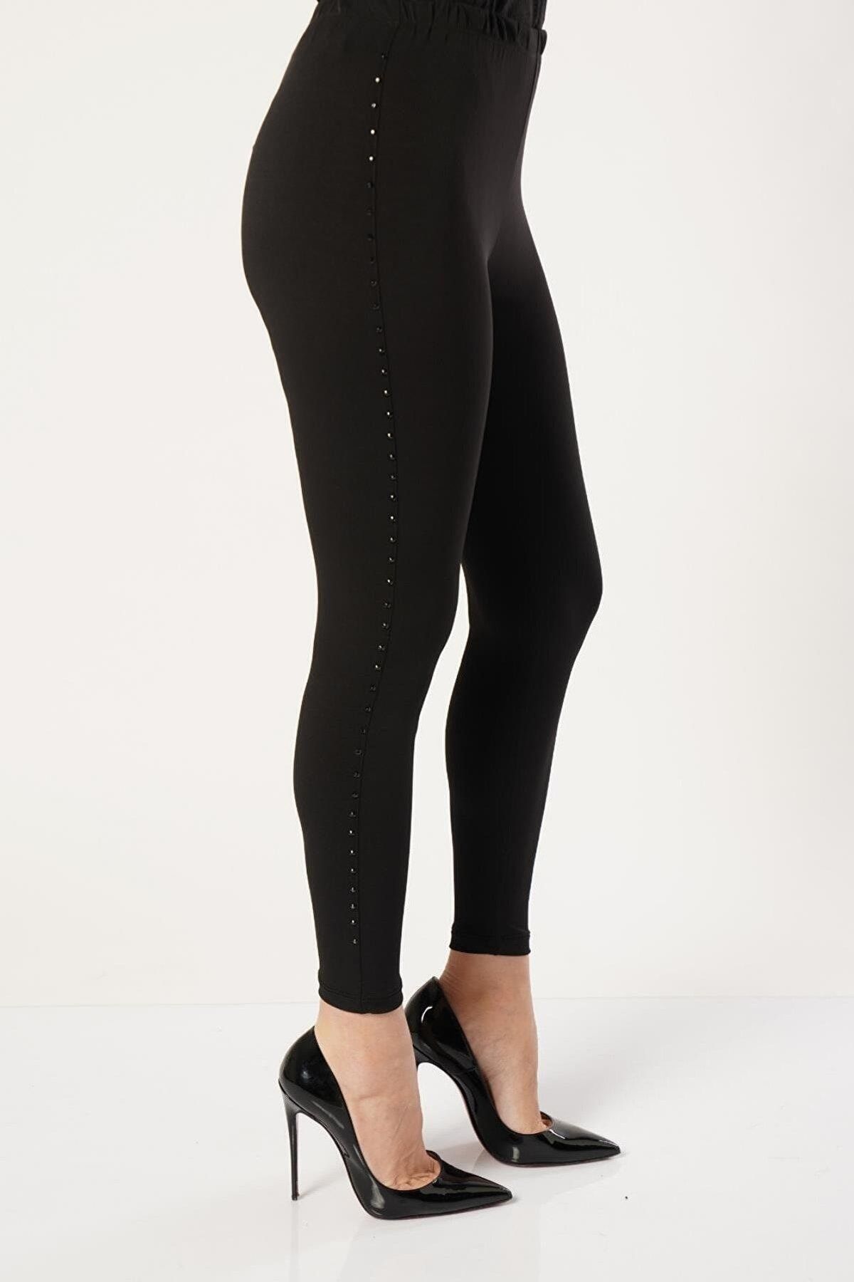 Side deals studded leggings