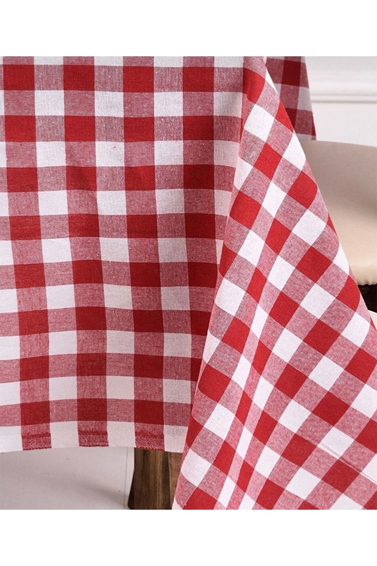 AfgTech-Piti Checkered Table Cloth, Picnic Blanket, Multi-Purpose Blanket 2