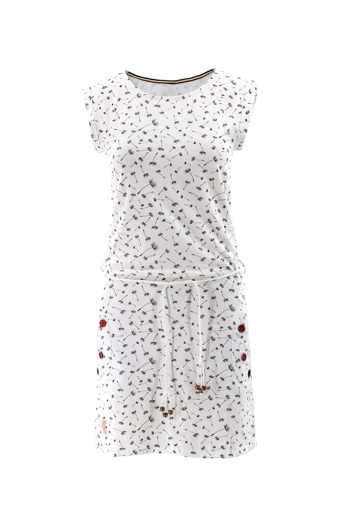 AIKI KEYLOOK Kleid Weiß Basic