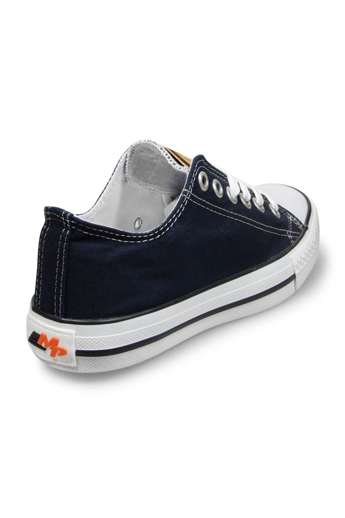 Dark blue shop canvas shoes