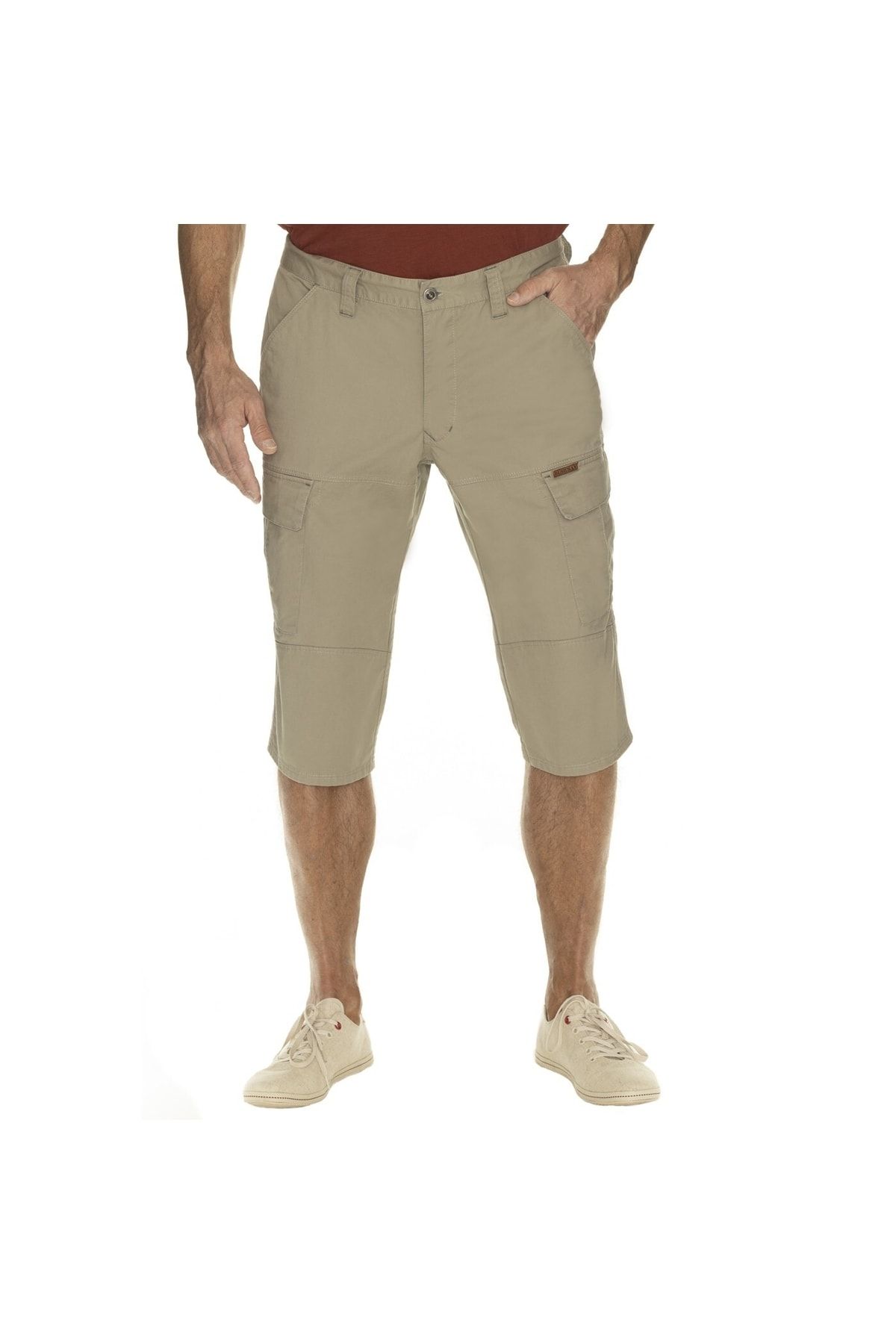 Bushman Shorts Beige Mittlerer Bund