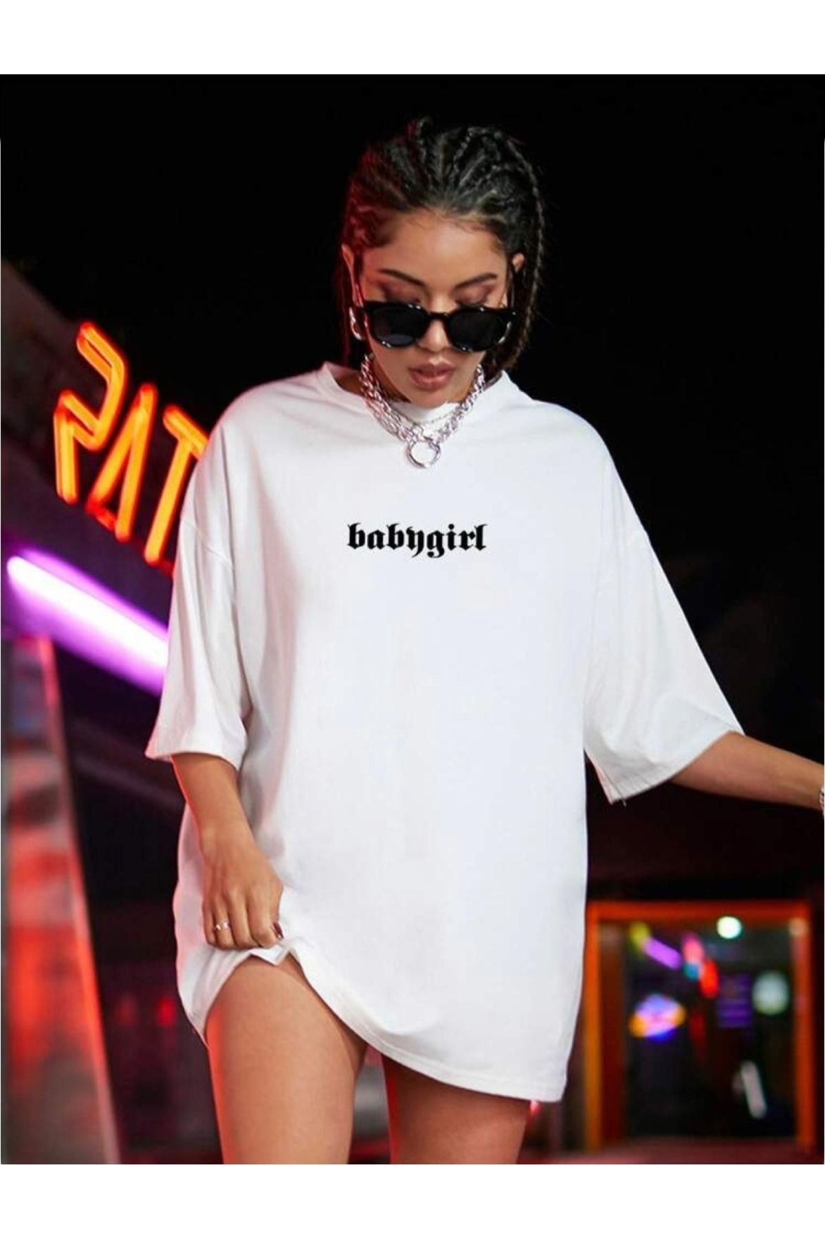 Baby girl best sale oversized t shirt