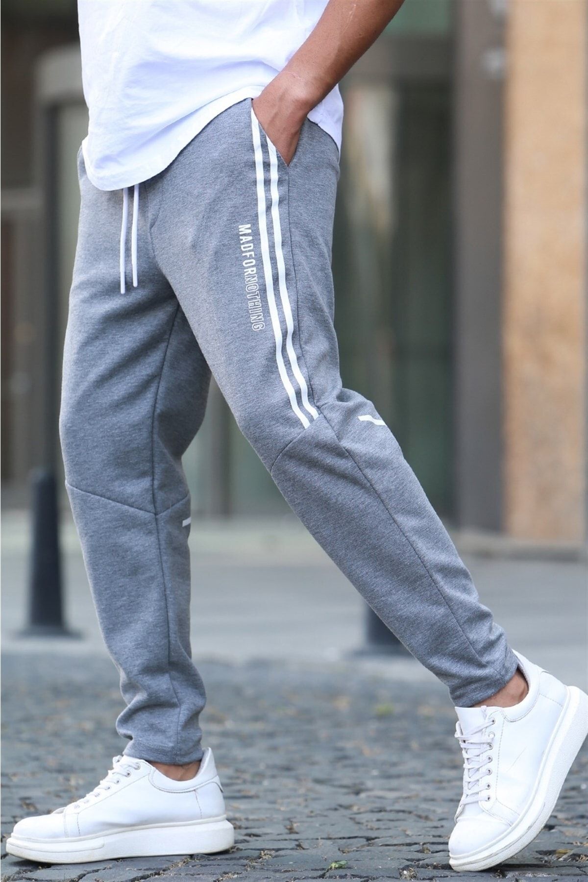 Madmext Jogginghose Grau Jogger AR6218