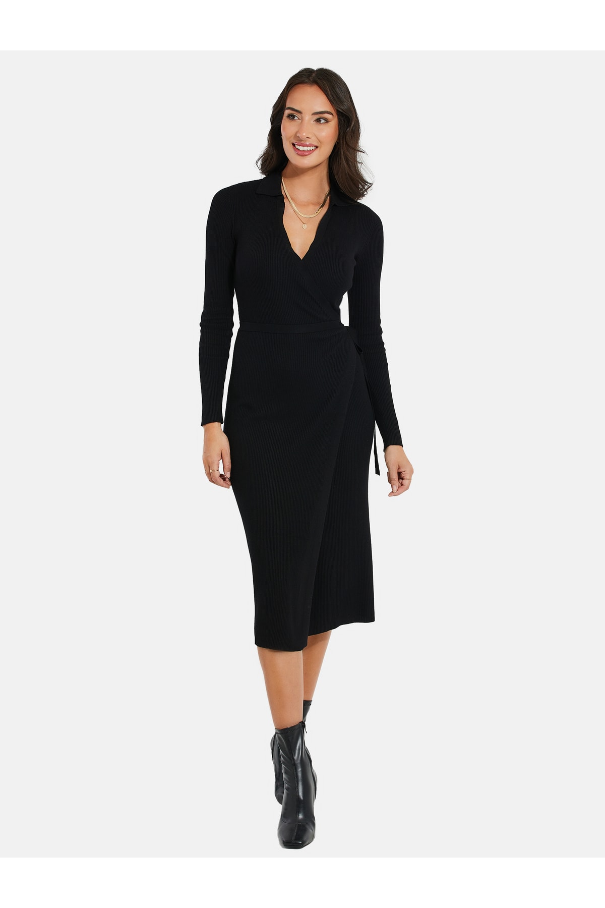 Threadbare Kleid Schwarz Basic Fast ausverkauft
