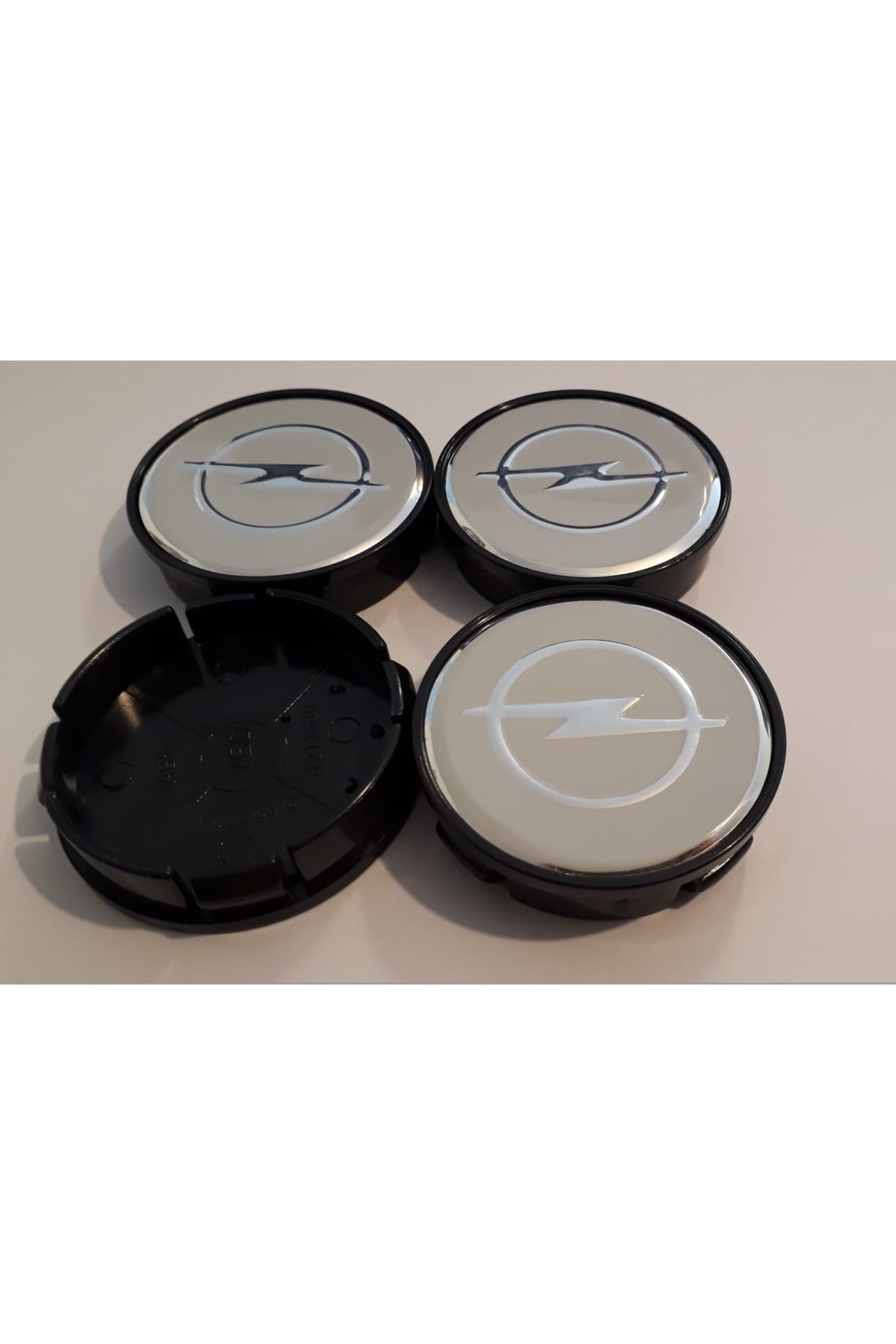 Opel Jant Göbeği 56/52 (52mm Yuva) Uyumlu 4'lü Set Silver