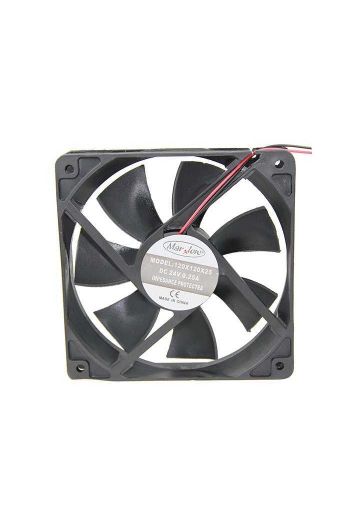 Marxlow 120x120x25mm 24v Dc 2 Pin Plastik Kasa Fanı