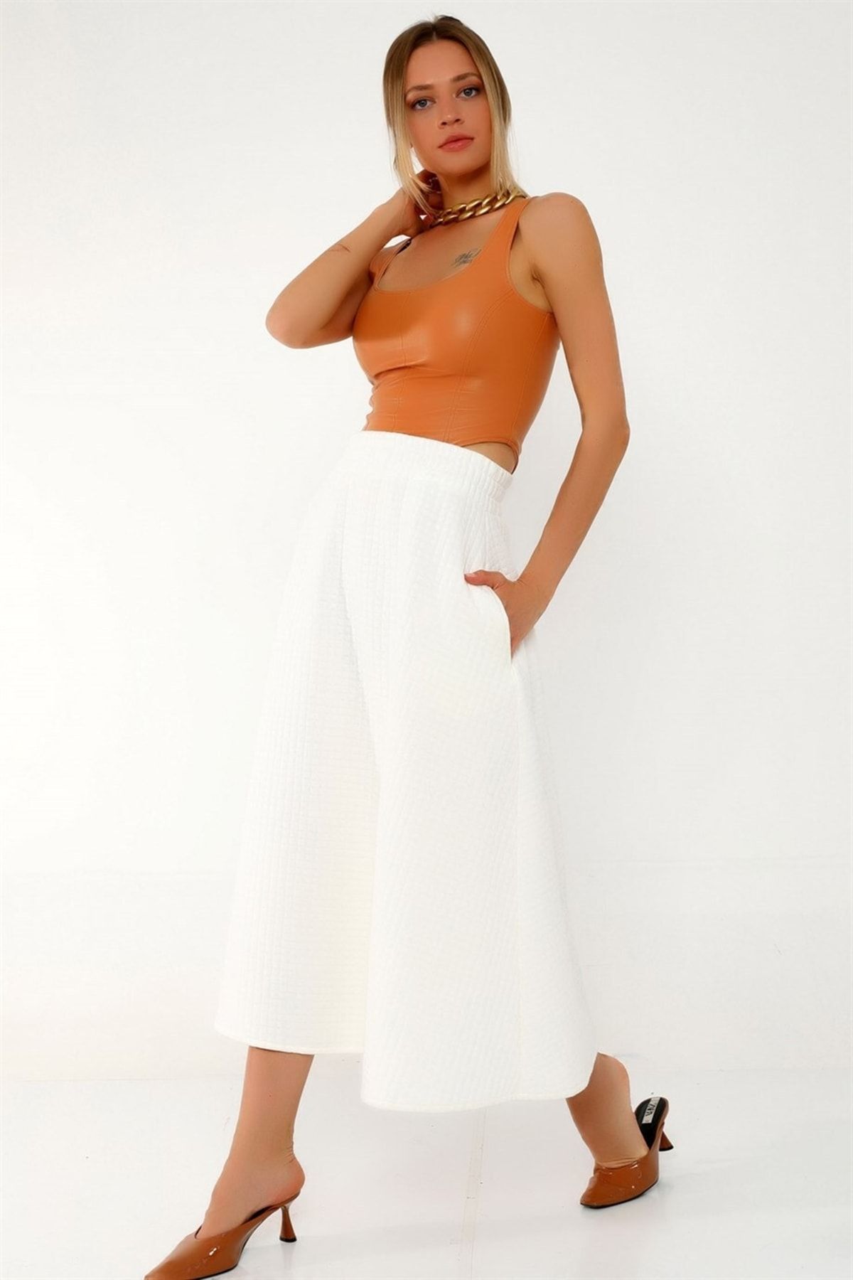 Full length quilted skirt online